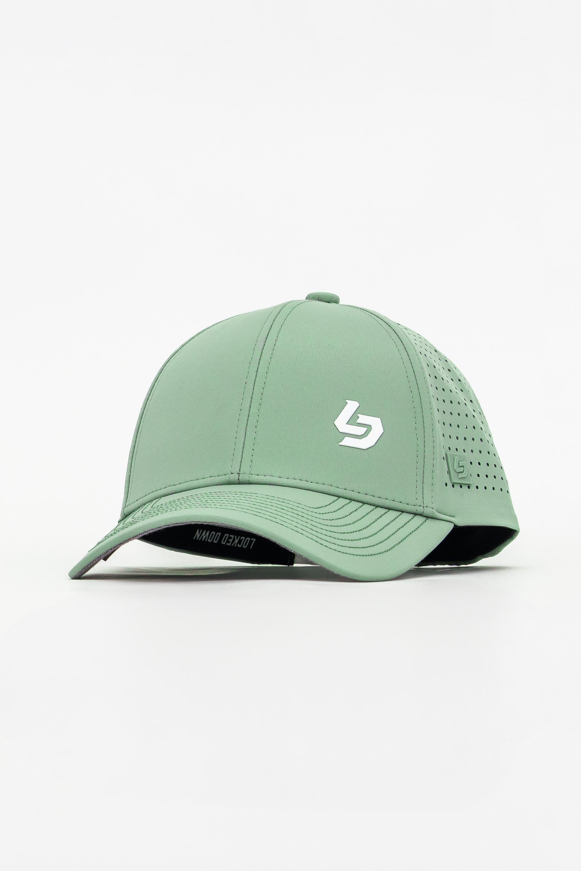 Locked Down Brands Premium Water Resistant CLASSIC Brand Snapback - Mint