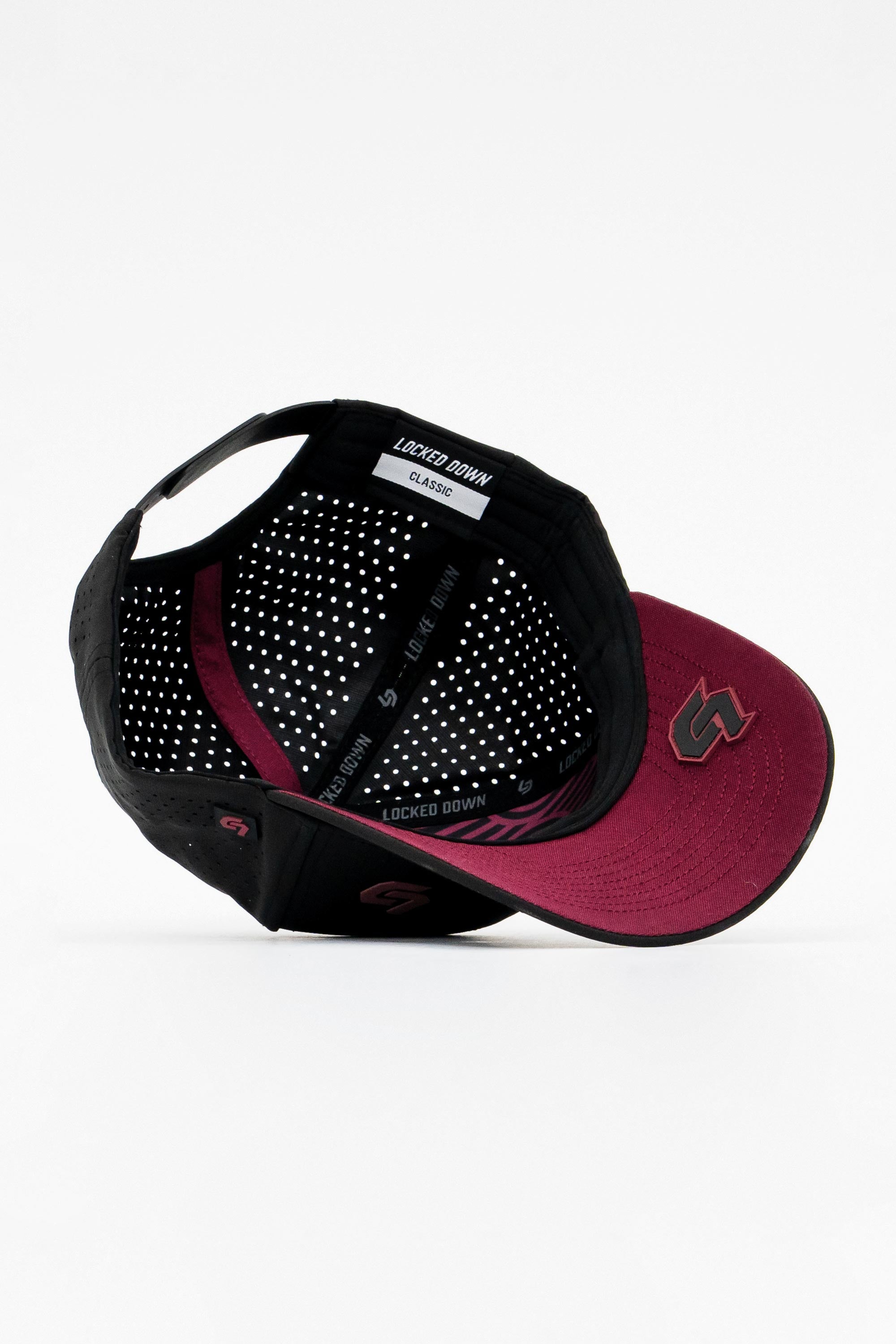 Locked Down Brands Premium Water Resistant CLASSIC Brand Snapback - Volcano