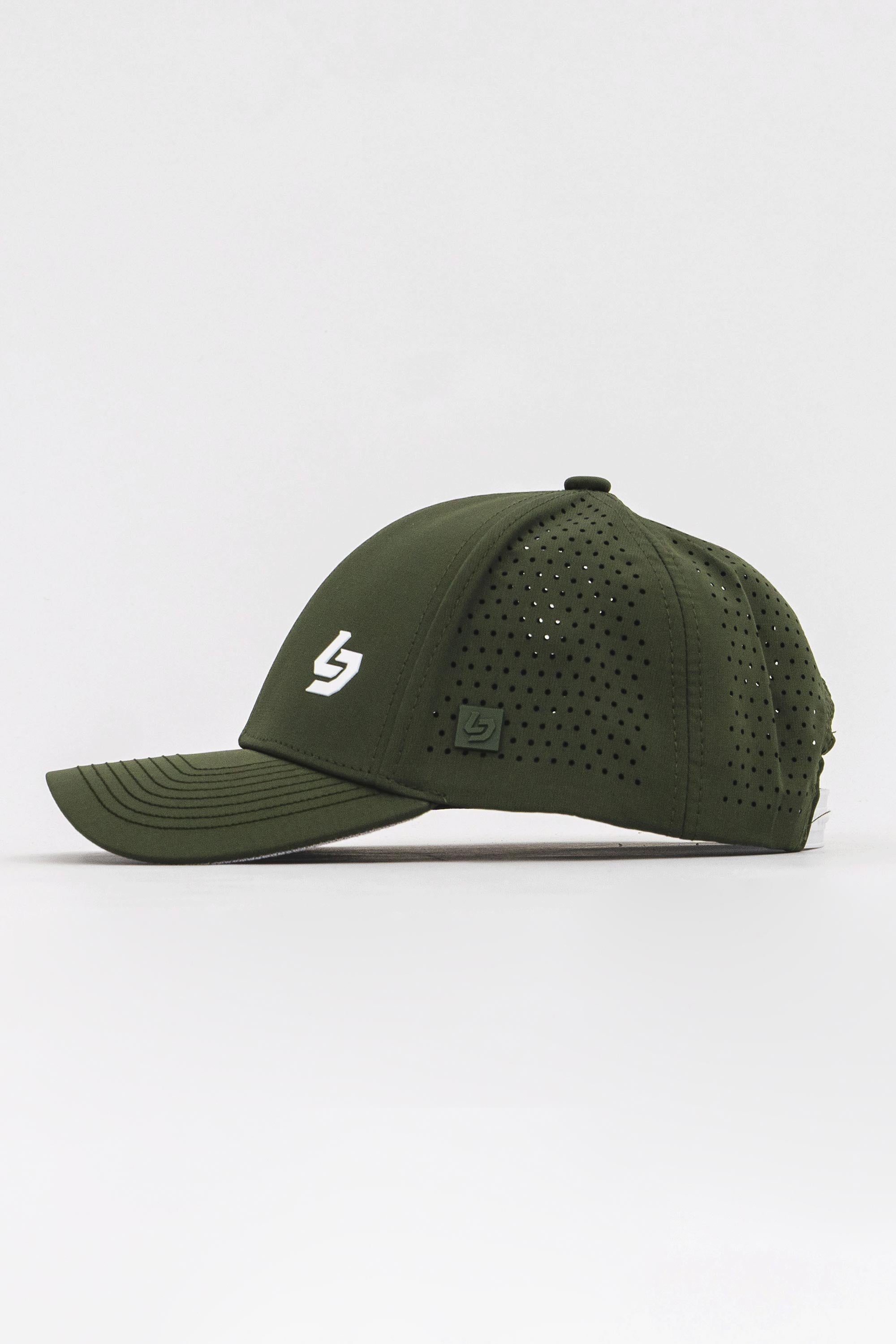 Locked Down Brands Premium Water Resistant CLASSIC Brand Snapback - Olive