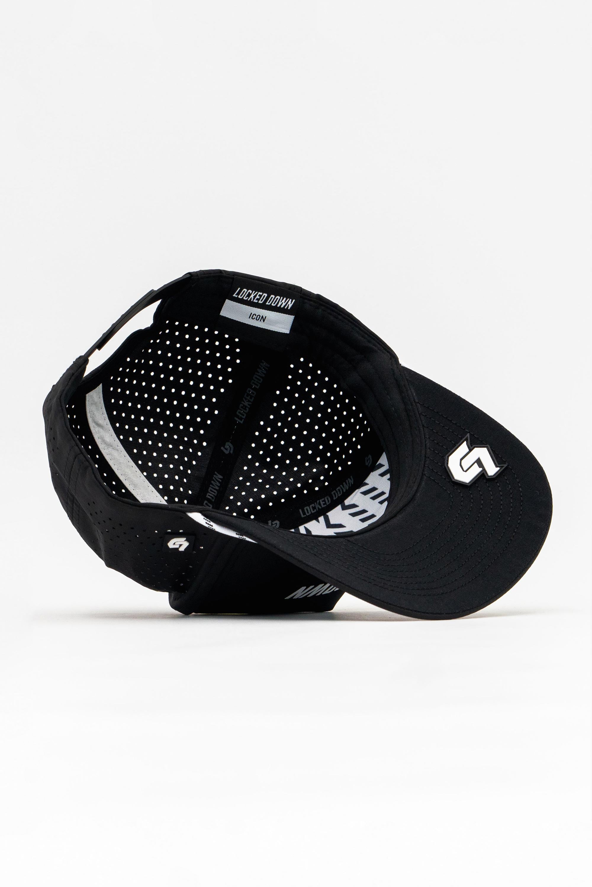 Locked Down Brands Premium Water Resistant Club ICON Snapback - Black