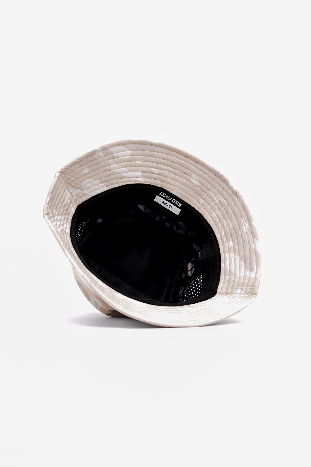 Locked Down Brands Premium Water Resistant Stamp BUCKET Hat - Desert Camo