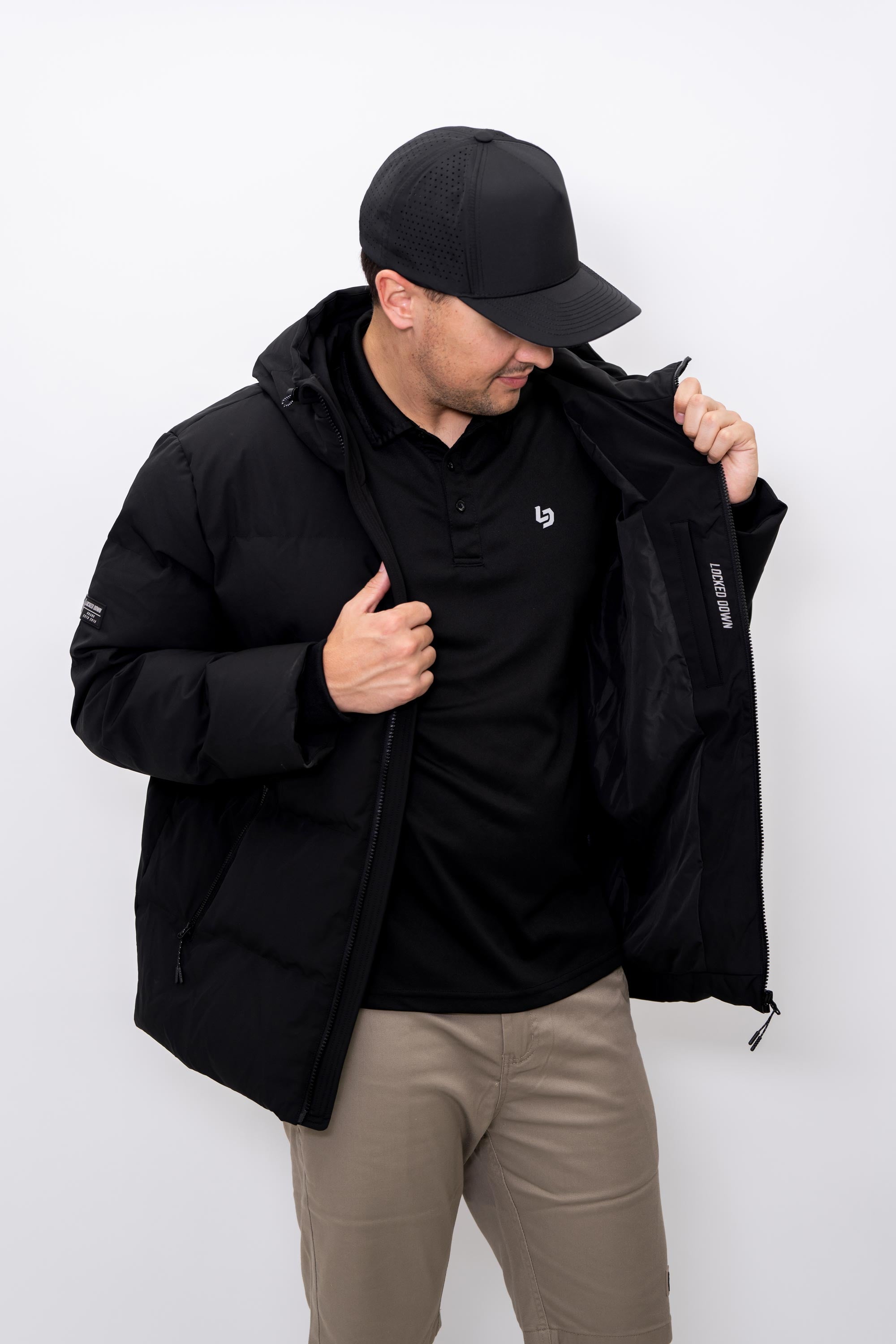 Locked Down Brands Premium Draft Puffer Jacket 