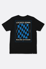 Locked Down Brands Premium Box Fit Flagged Tee - Black