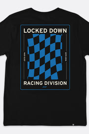 Locked Down Brands Premium Box Fit Flagged Tee - Black