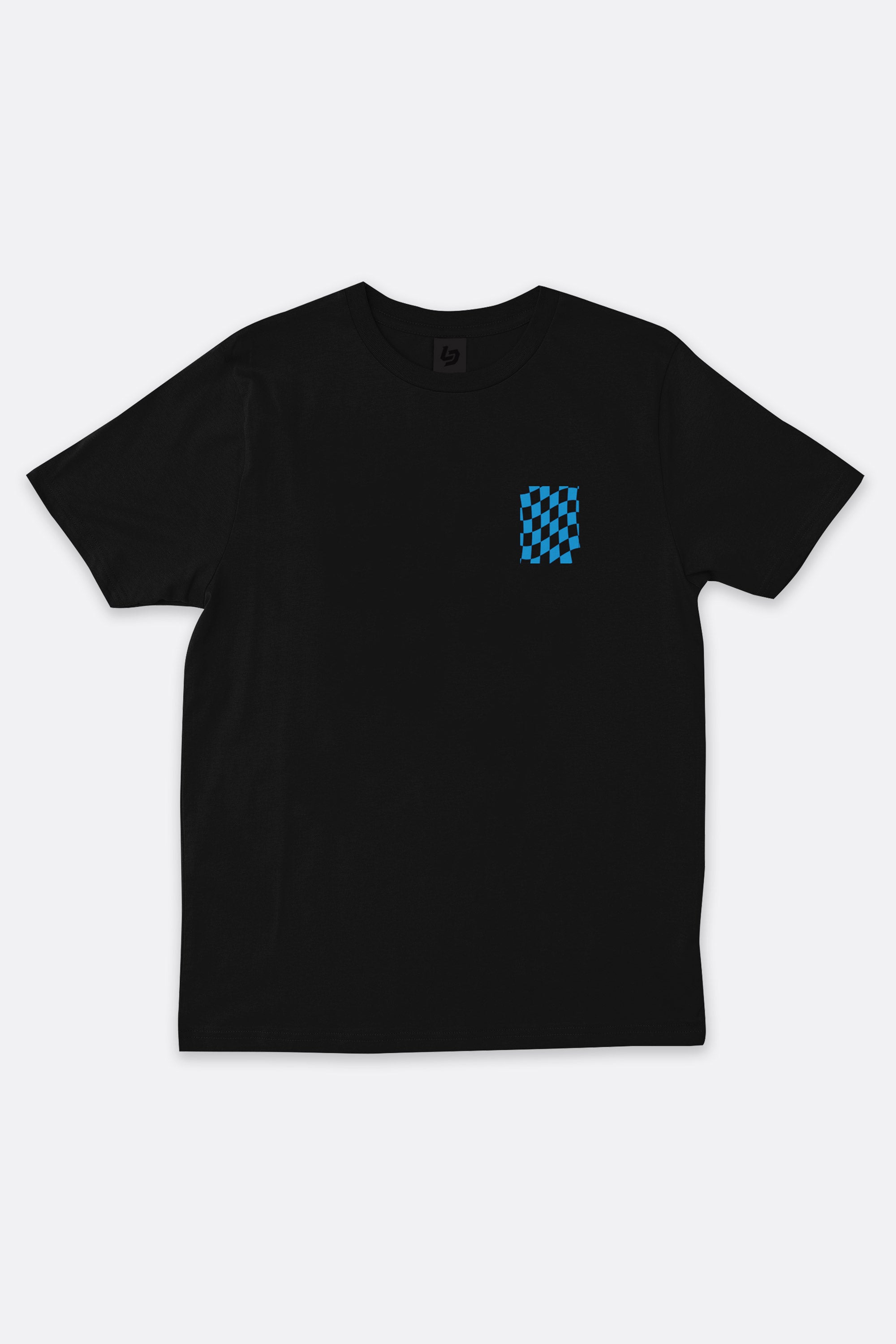 Locked Down Brands Premium Box Fit Flagged Tee - Black