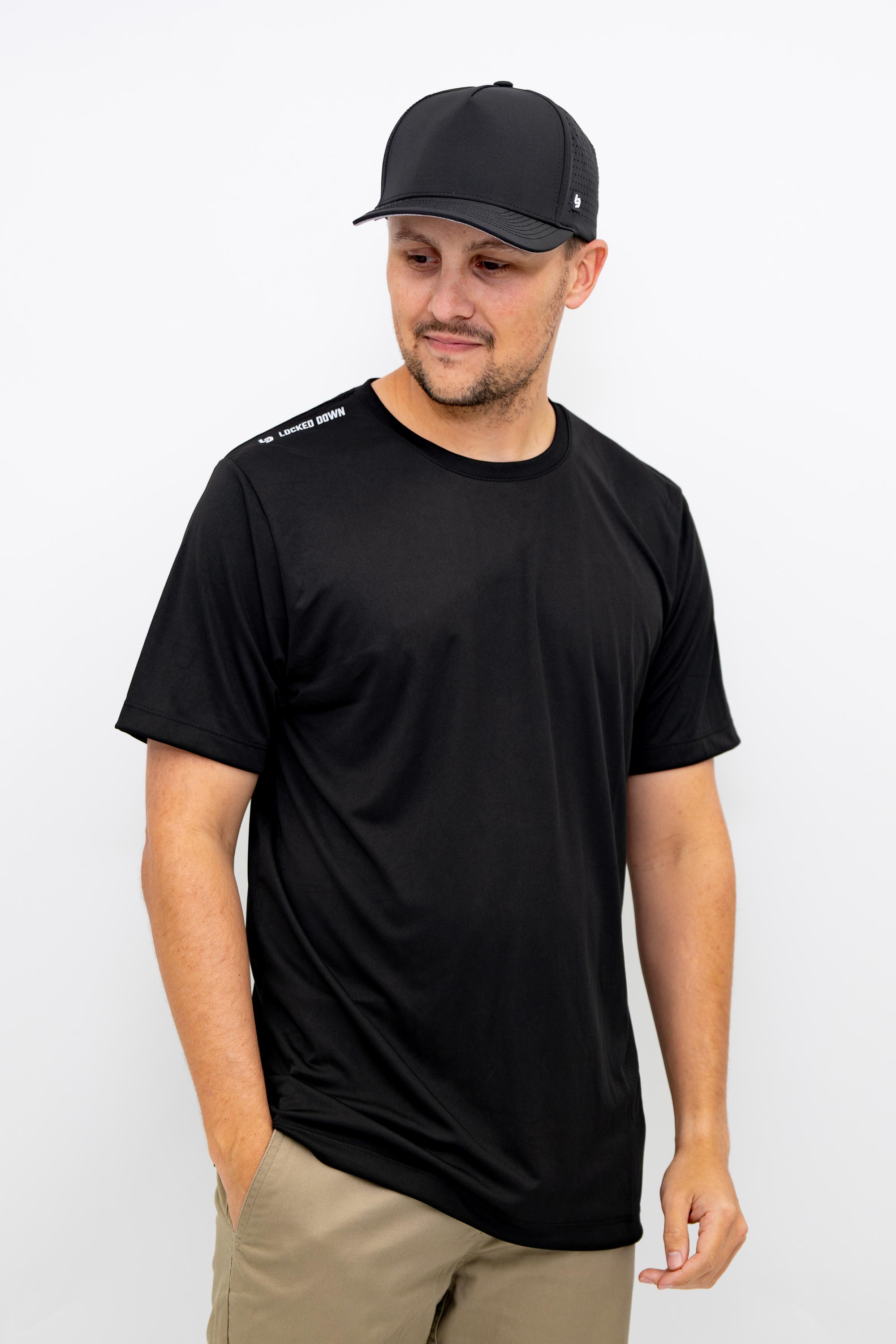 Locked Down Brands Premium Sportswear Flex Tee - Black