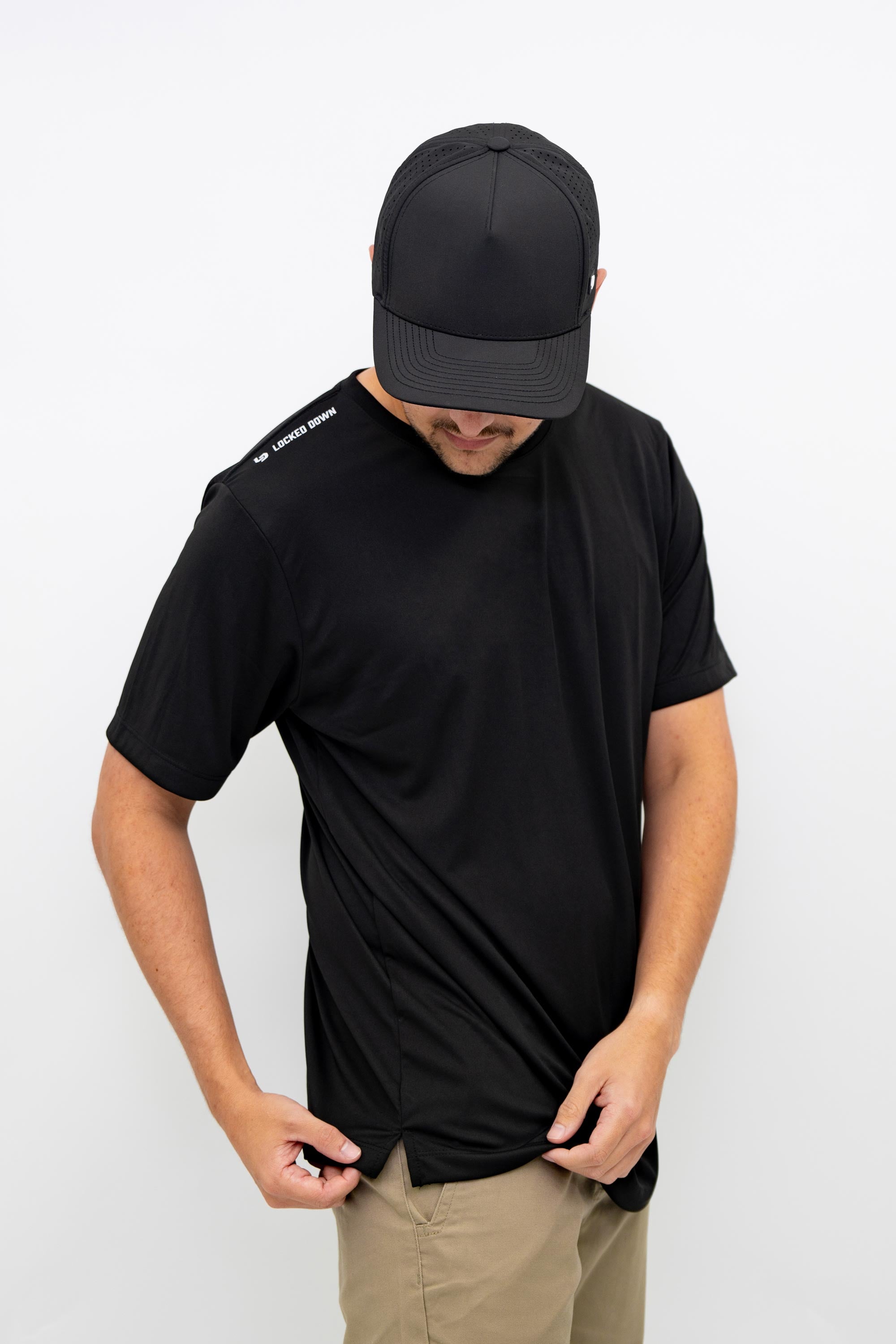 Locked Down Brands Premium Sportswear Flex Tee - Black