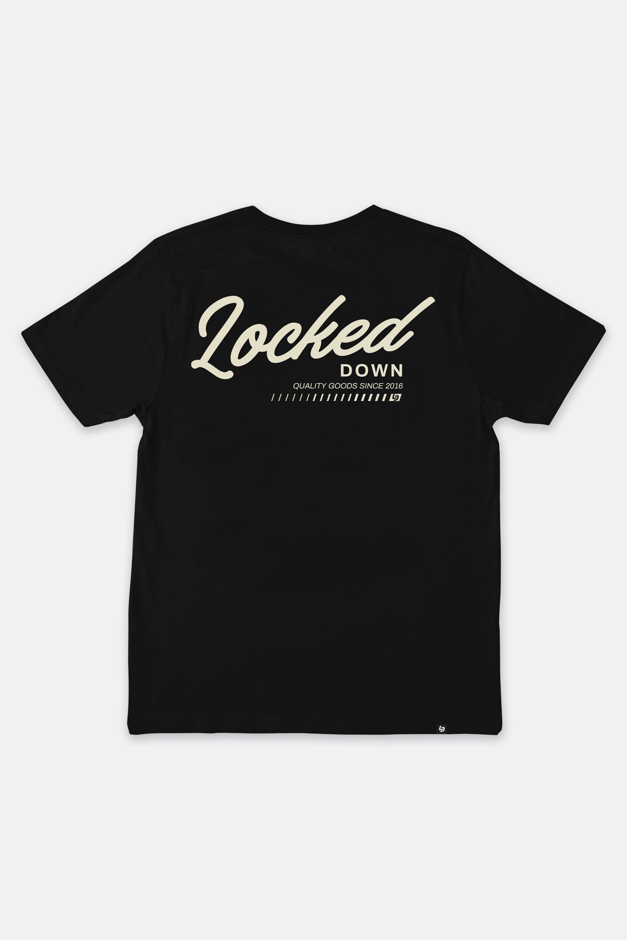 Locked Down Brands Premium Cotton Flow T-Shirt - Black