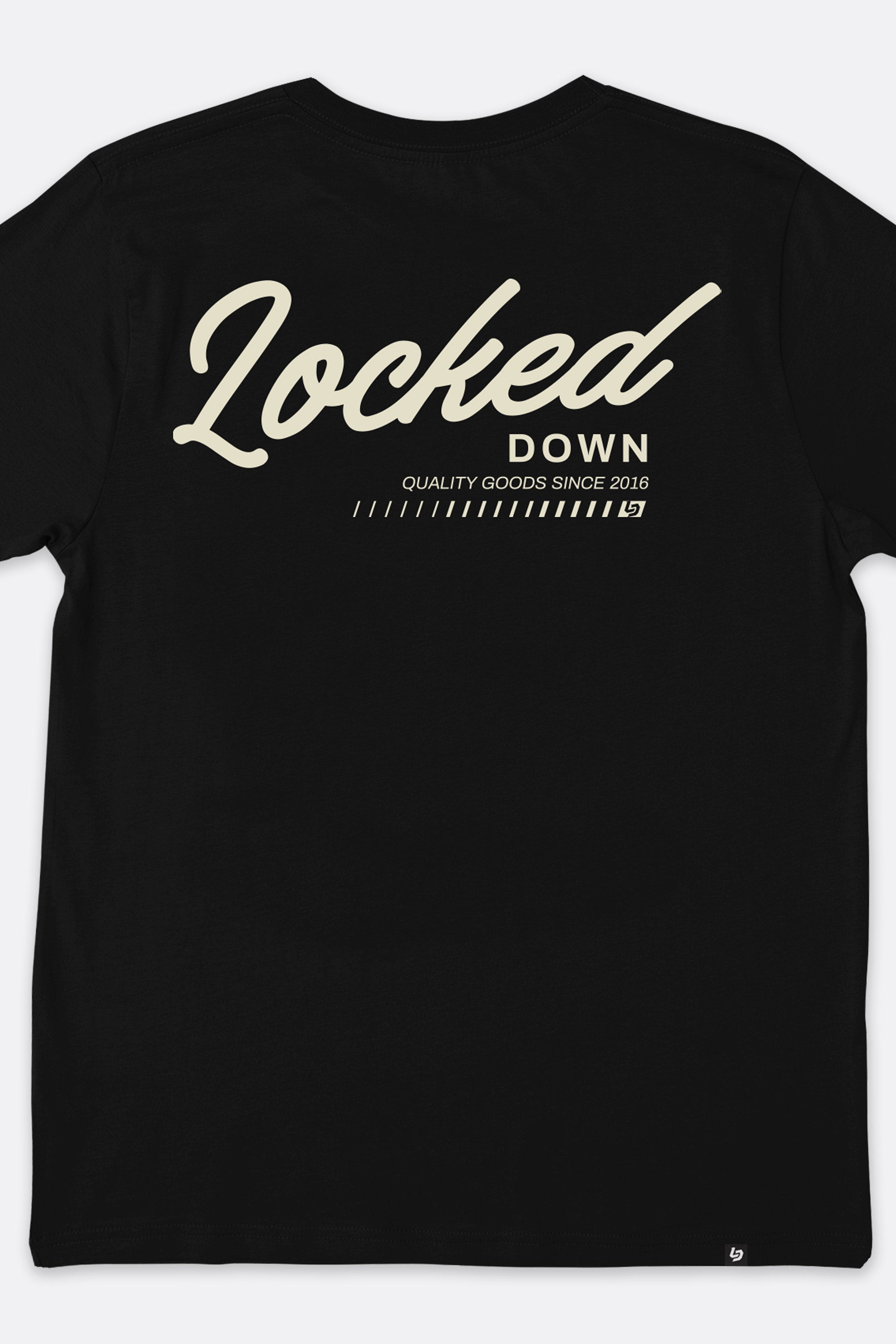 Locked Down Brands Premium Cotton Flow T-Shirt - Black