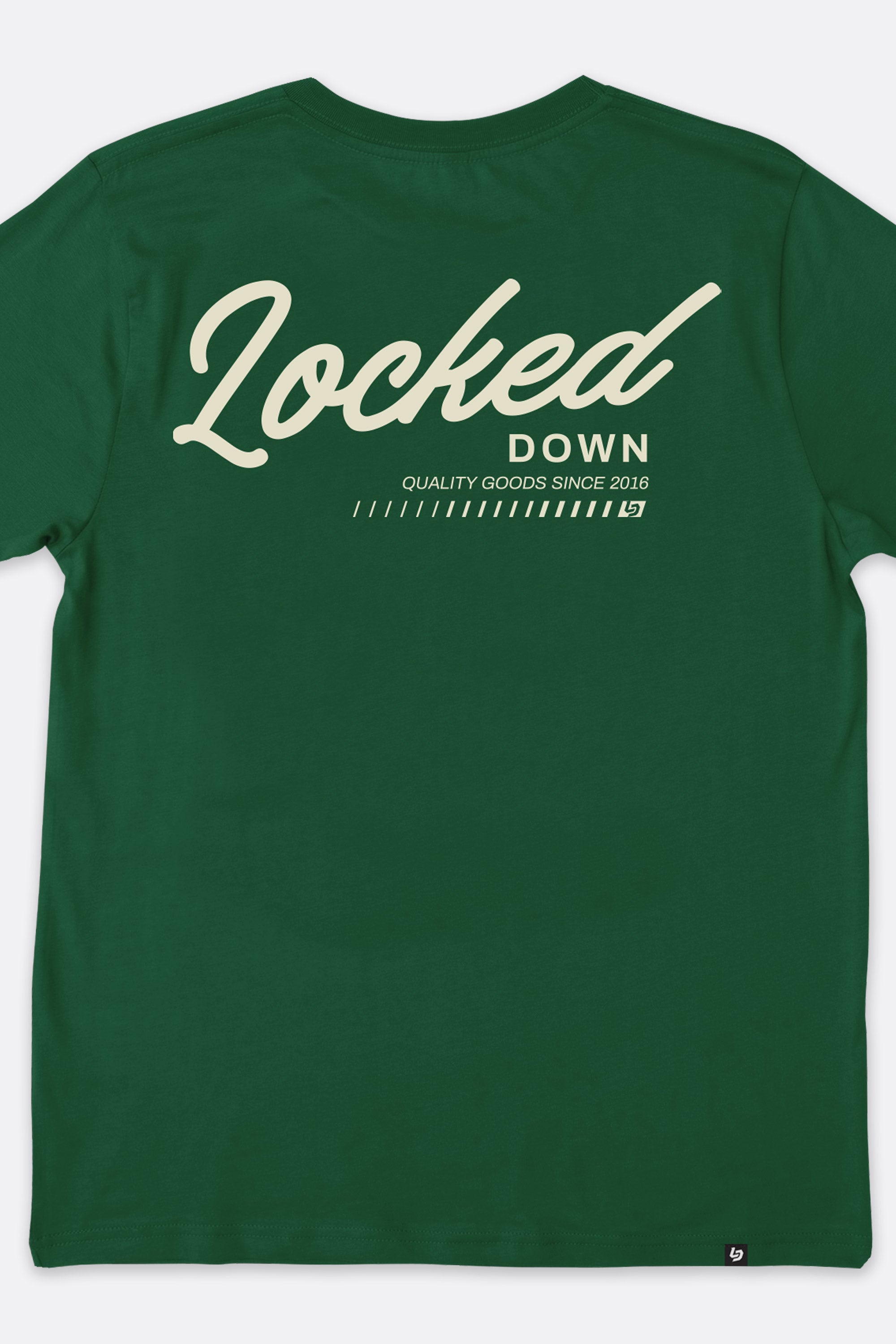 Locked Down Brands Premium Cotton Flow T-Shirt - Forrest Green