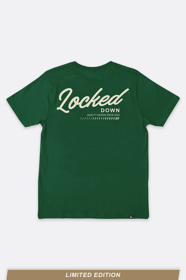 Locked Down Brands Premium Cotton Flow T-Shirt - Forrest Green