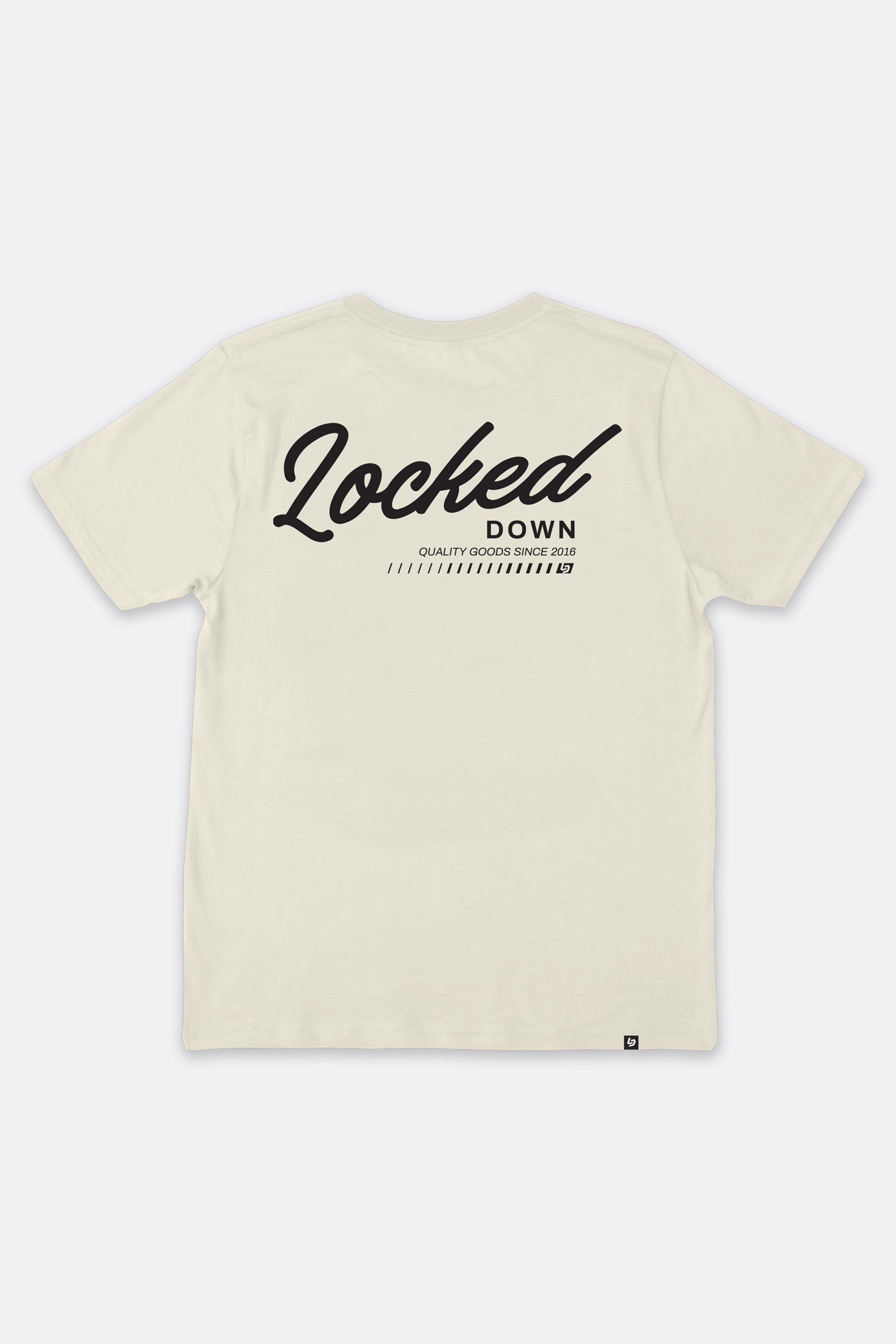 Locked Down Brands Premium Cotton Flow T-Shirt - Off White