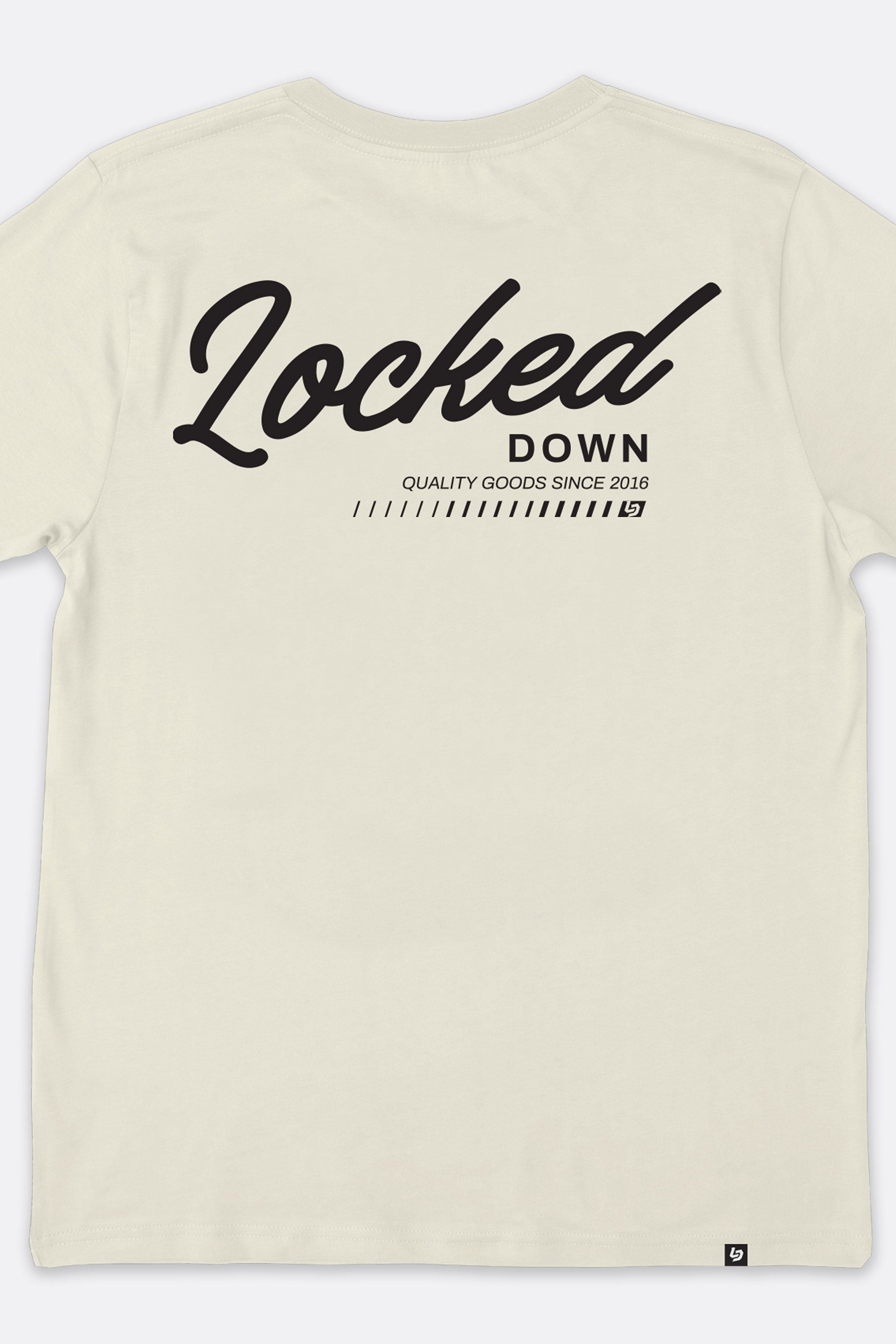 Locked Down Brands Premium Cotton Flow T-Shirt - Off White