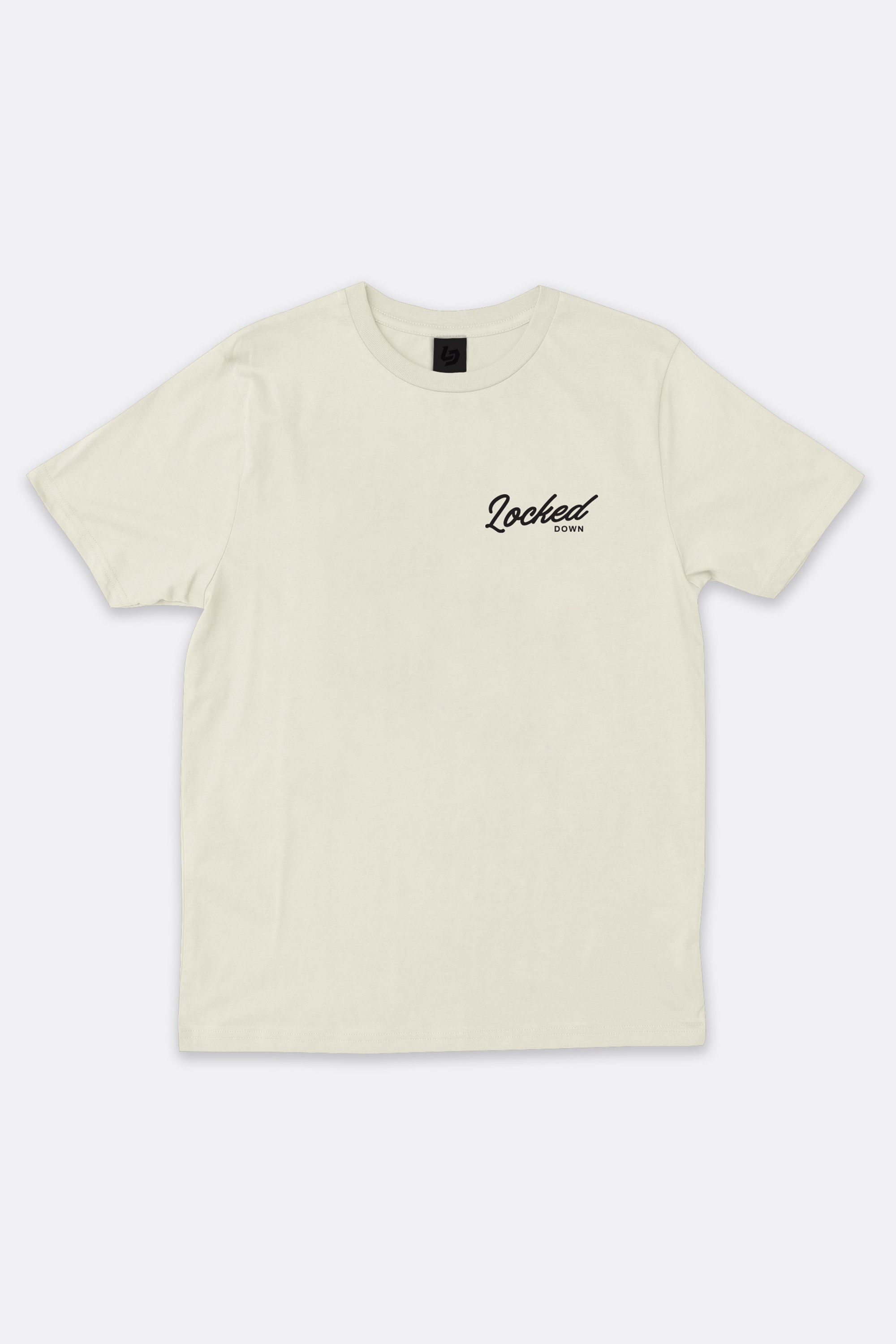 Locked Down Brands Premium Cotton Flow T-Shirt - Off White