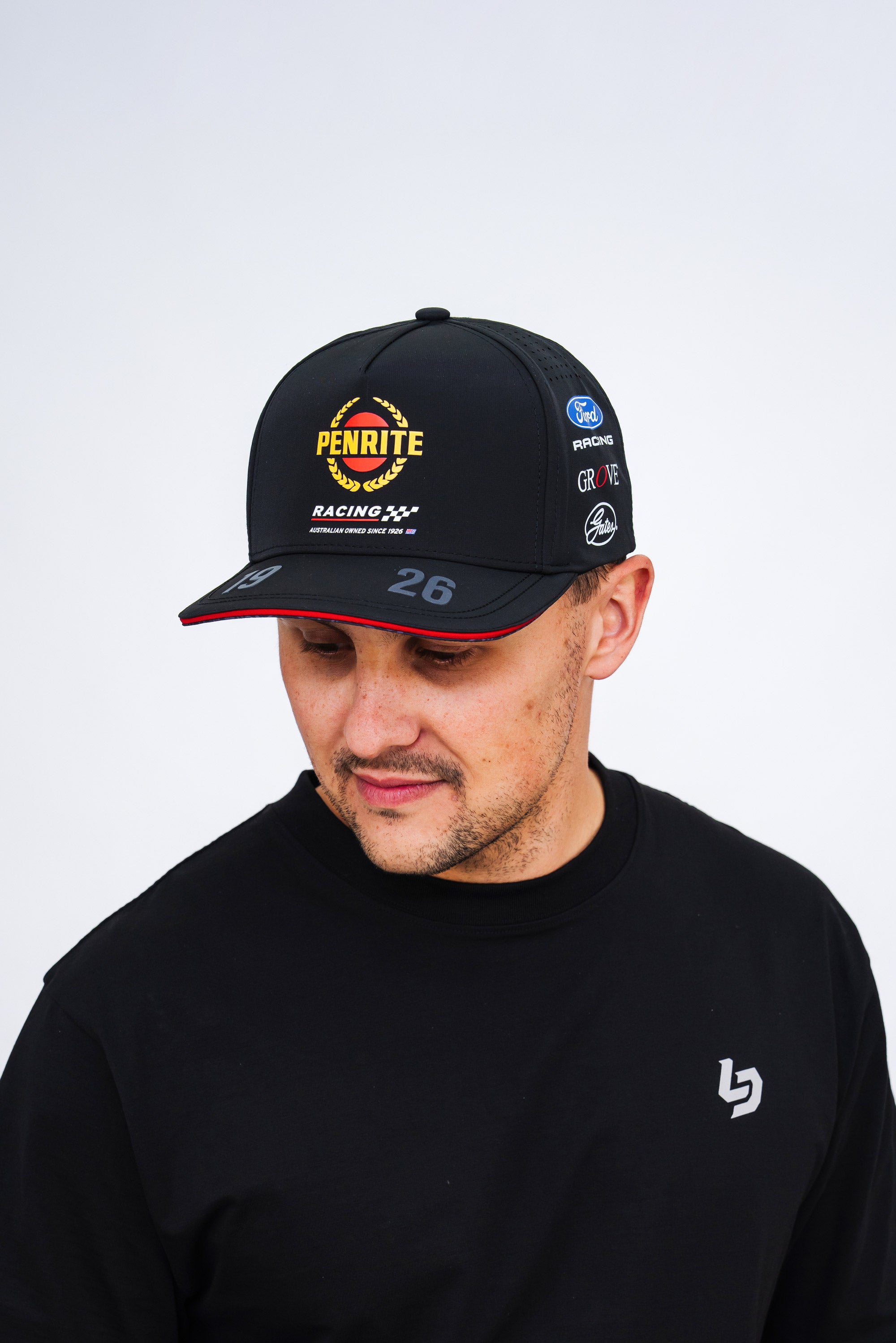 Locked Down Brands Premium Water Resistant ICON Snapback in Collaboration with Supercar team Penrite Racing for 2026