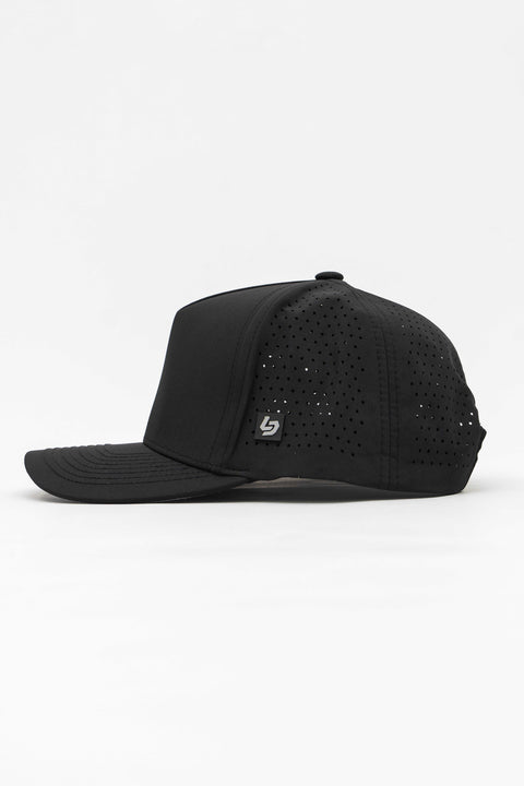 Locked Down Brands Premium Water Resistant ICON Blank Snapback - Blackout