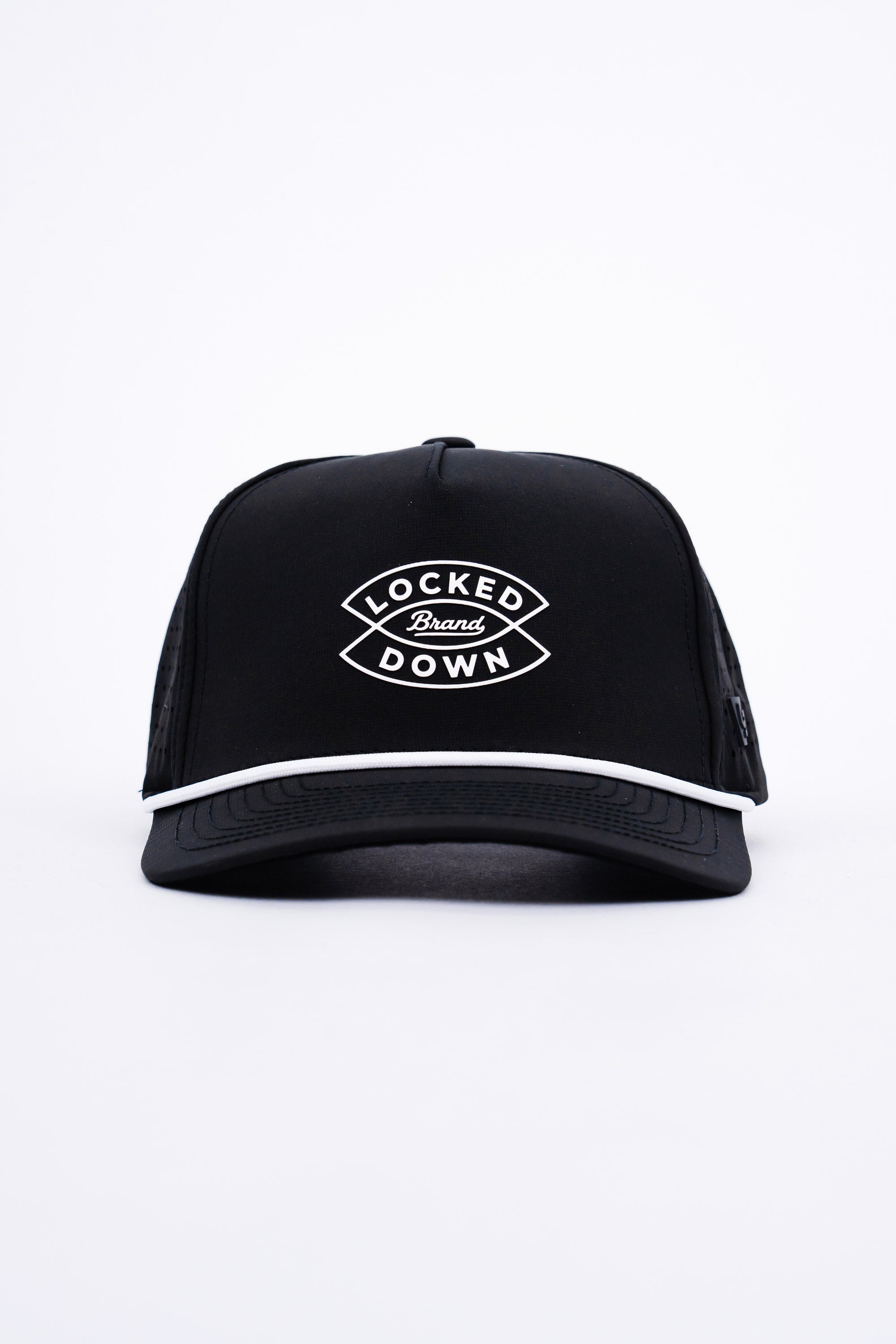 Locked Down Brands Premium Water Resistant ICON Arrow Snapback - Black
