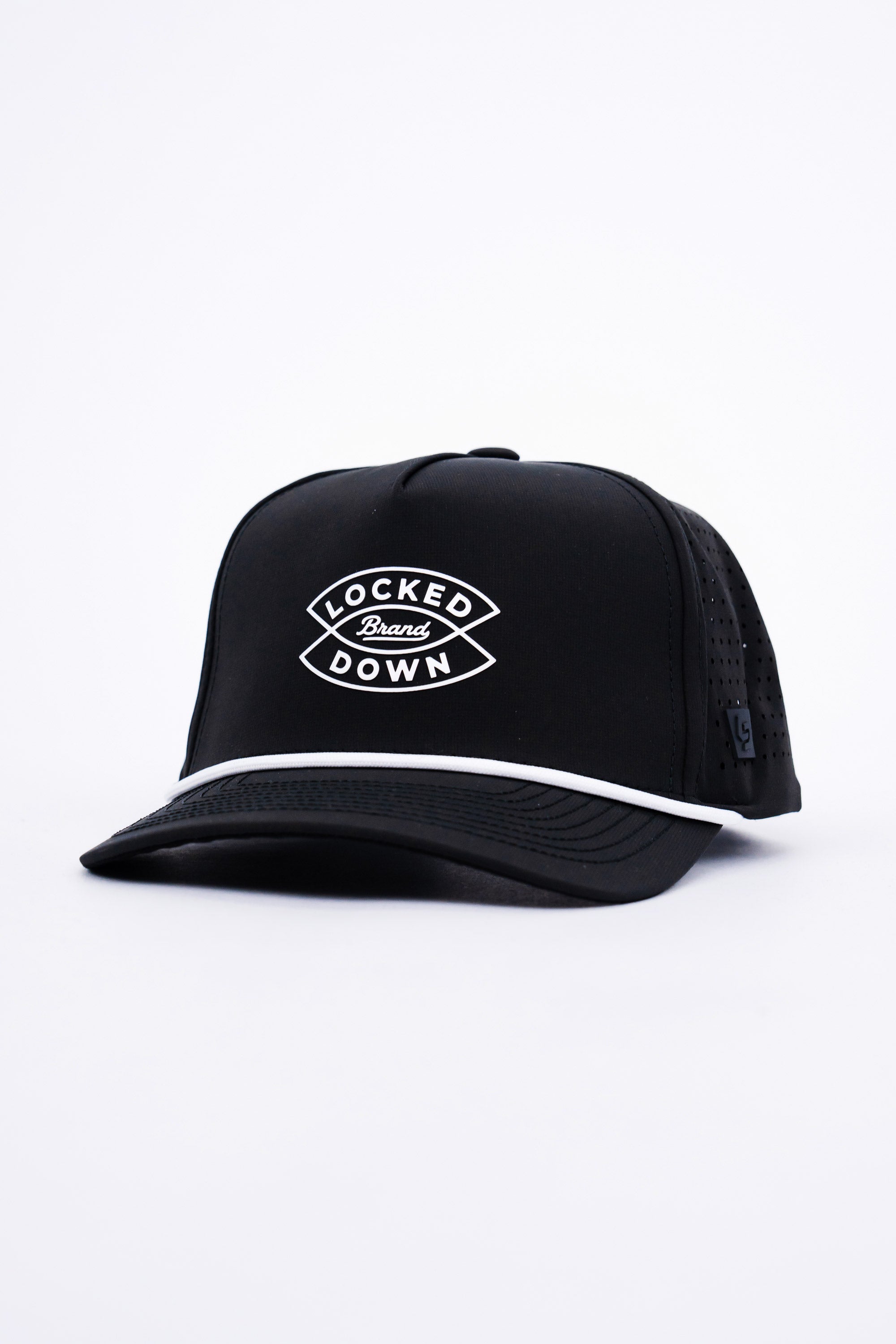Locked Down Brands Premium Water Resistant ICON Arrow Snapback - Black