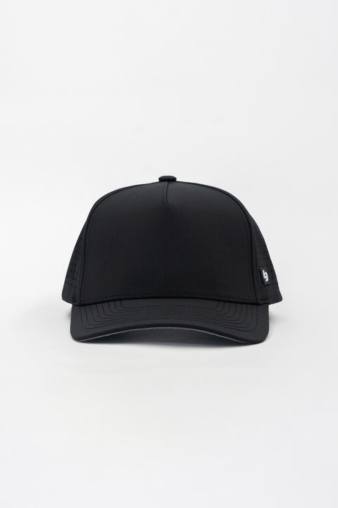 Locked Down Brands Premium Water Resistant ICON Blank Snapback - Black | Front View