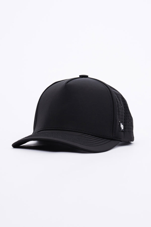 Locked Down Brands Premium Water Resistant ICON Blank Snapback - Blackout