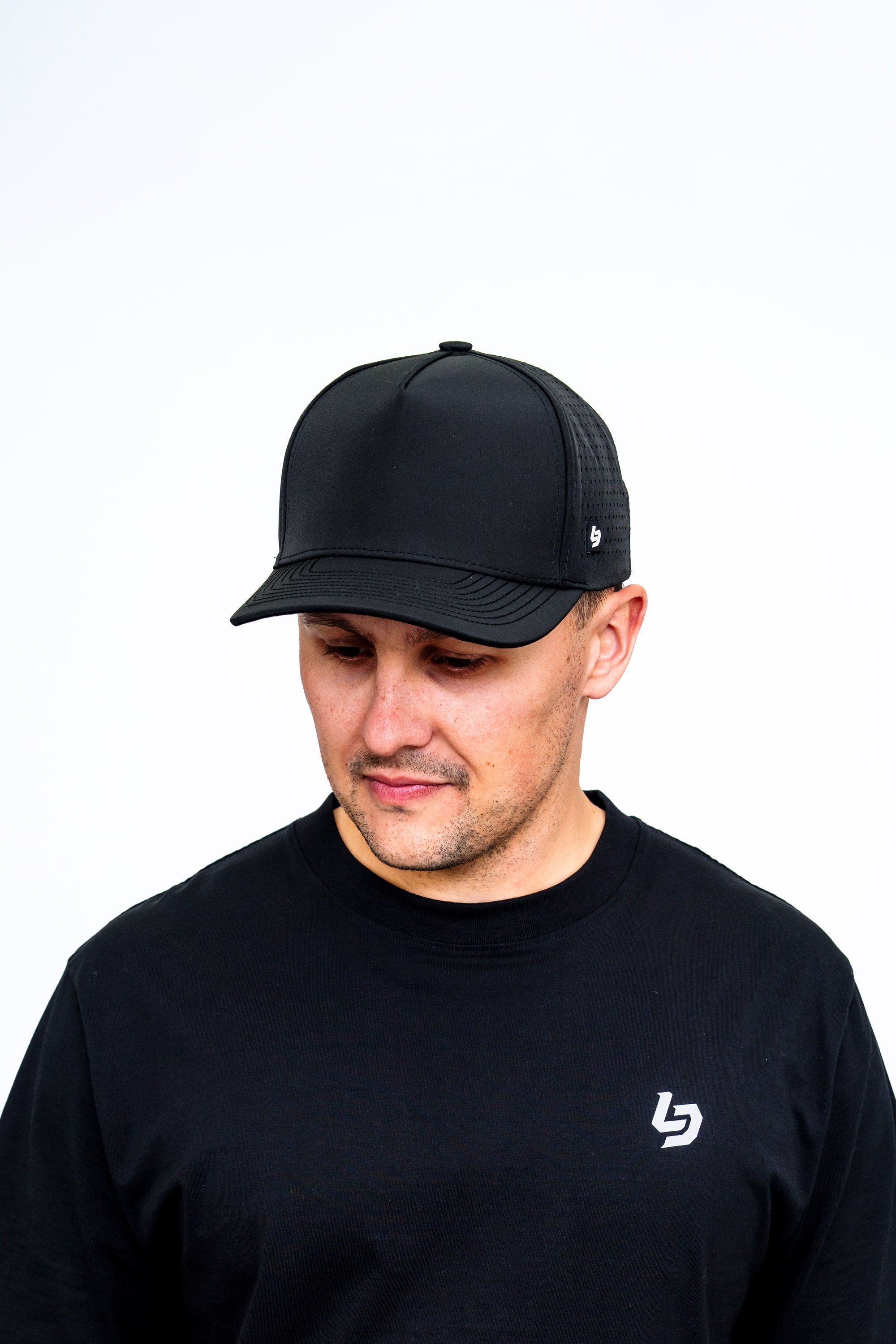 Locked Down Brands Premium Water Resistant ICON Blank Snapback - Blackout