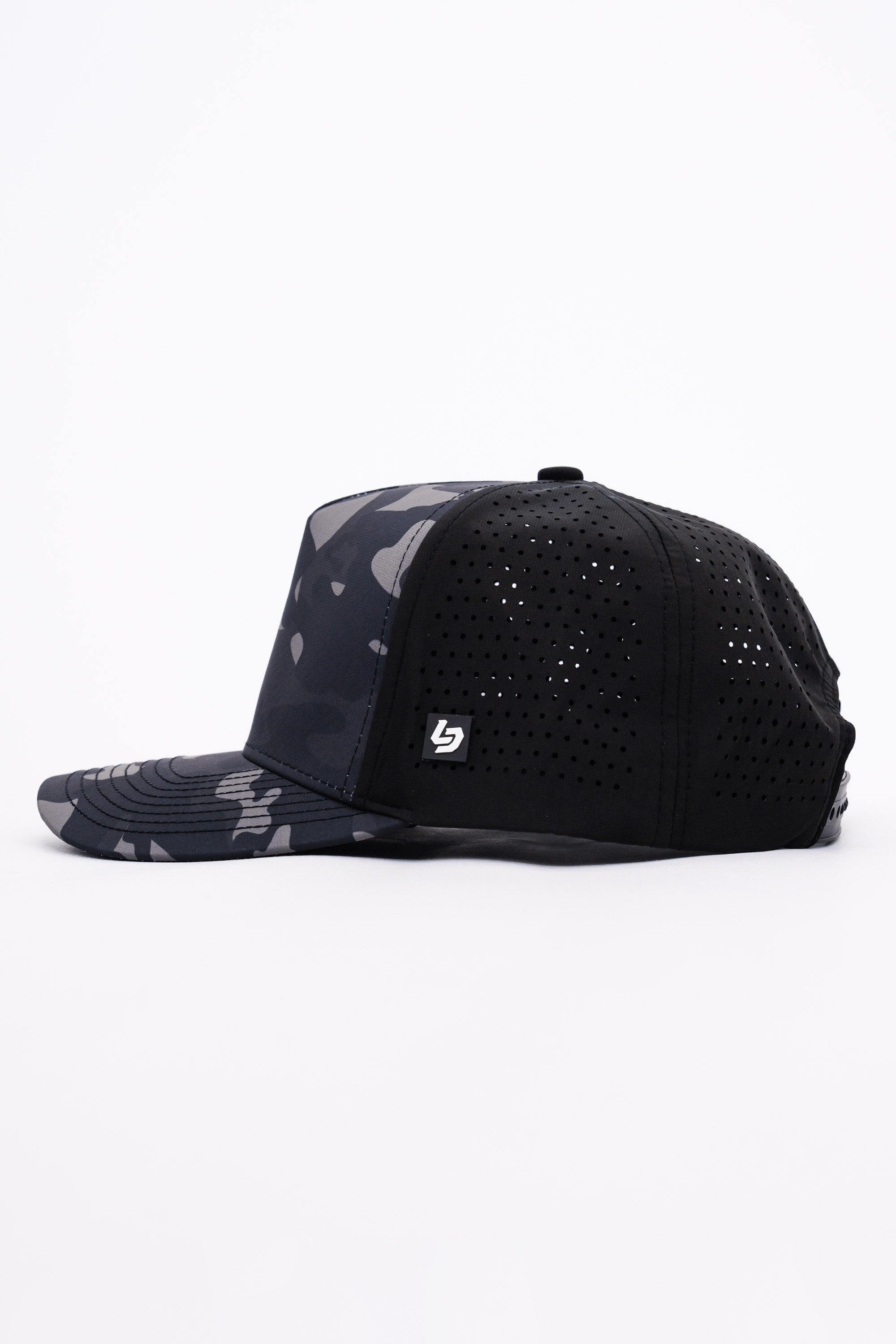 Locked Down Brands Premium Water Resistant ICON Blank Snapback - Black Camo