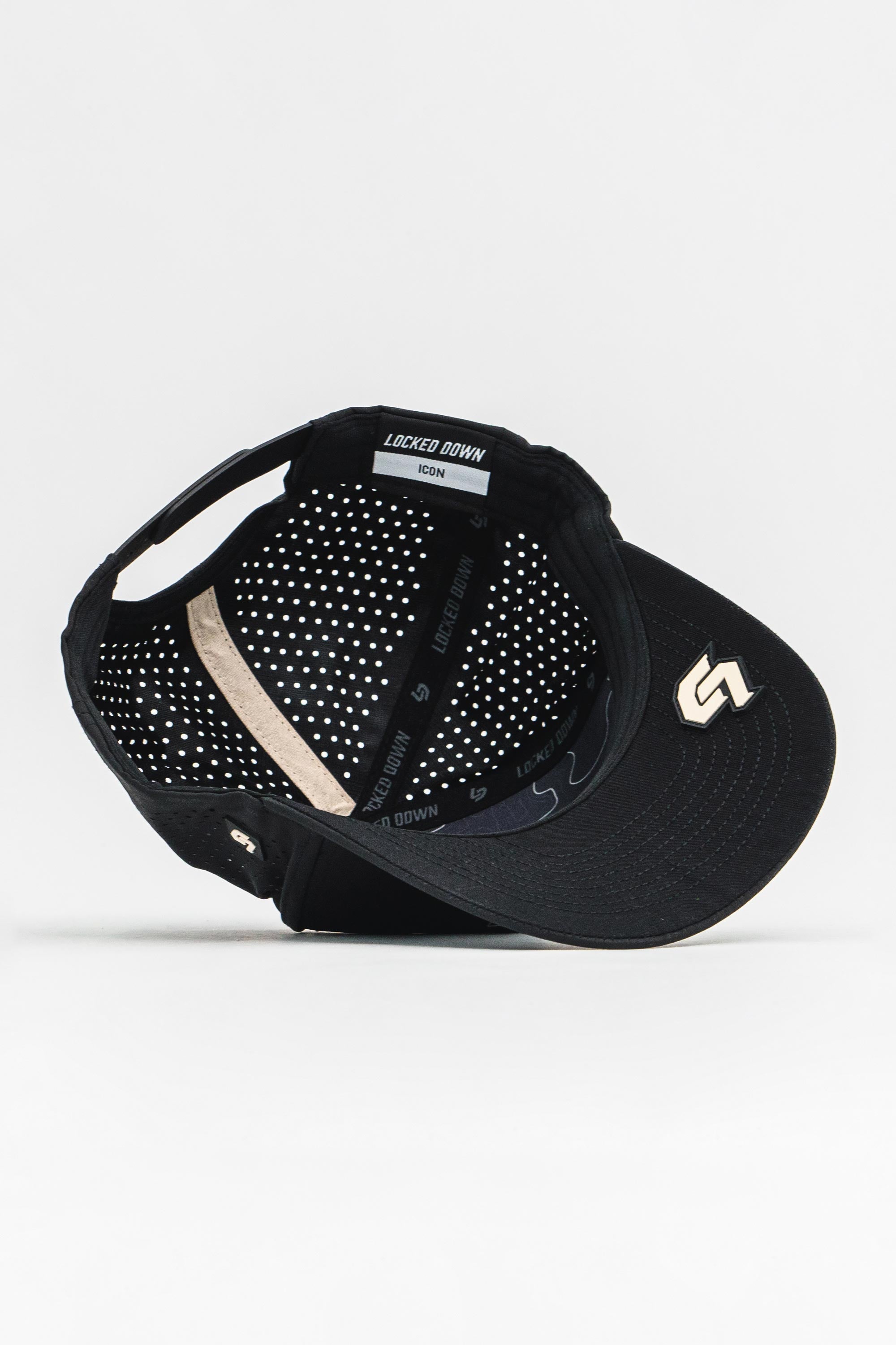 Locked Down Brands Premium Water Resistant Break ICON Snapback - Black