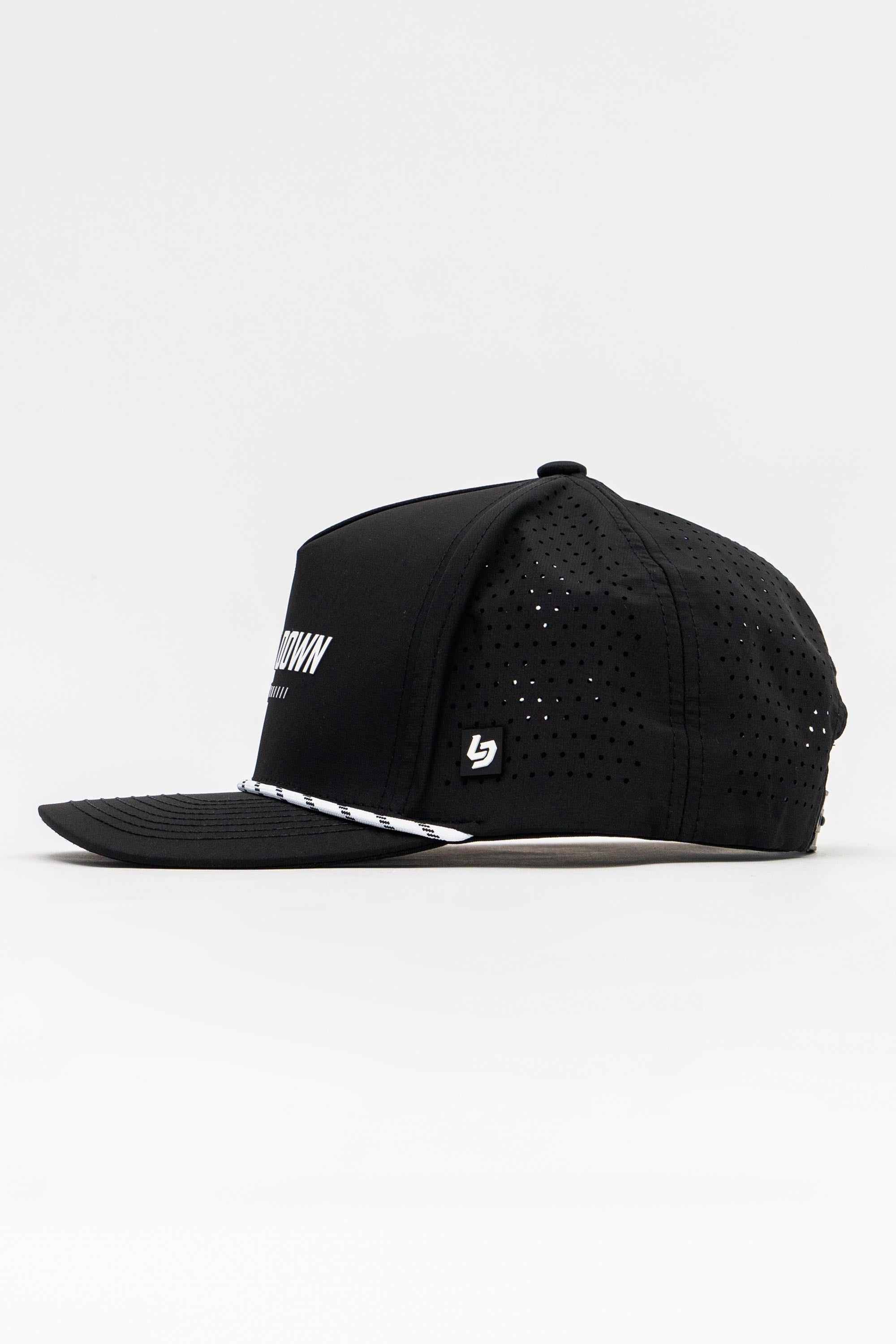 Locked Down Brands Premium Water Resistant Club ICON Snapback - Black