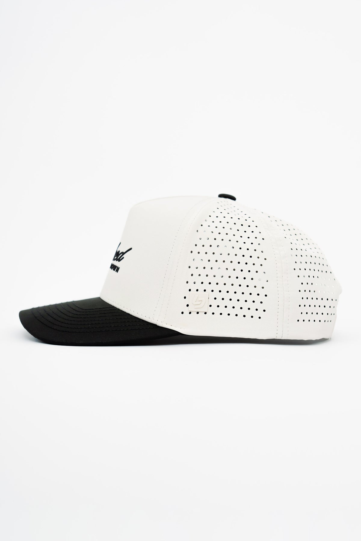 Locked Down Brands Premium Water Resistant Flow ICON Snapback - Cream/Black