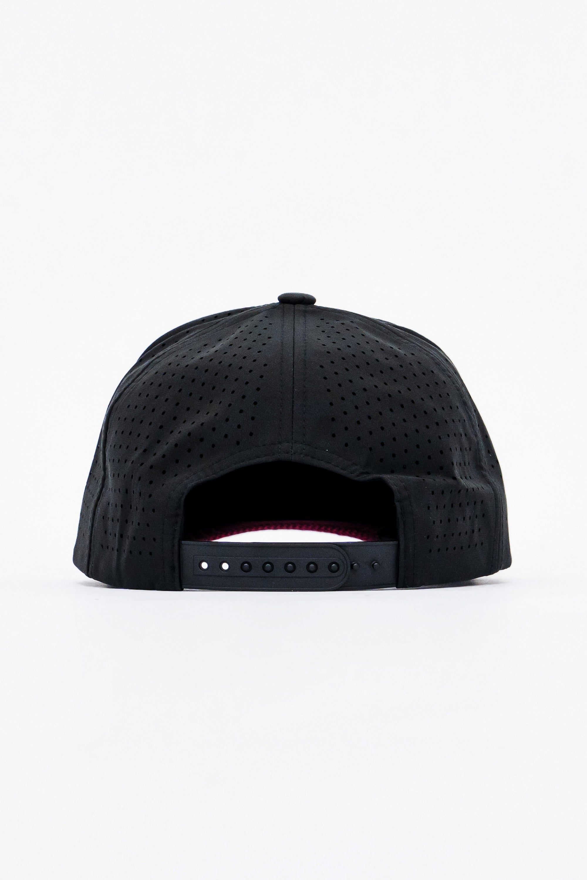 Locked Down Brands Premium Water Resistant Flow ICON Snapback - Black Volcano