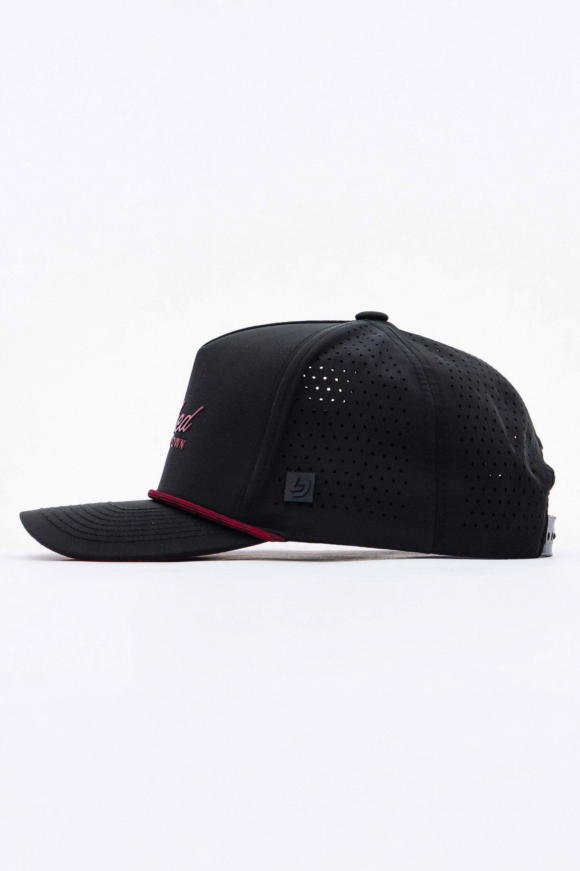 Locked Down Brands Premium Water Resistant Flow ICON Snapback - Black Volcano