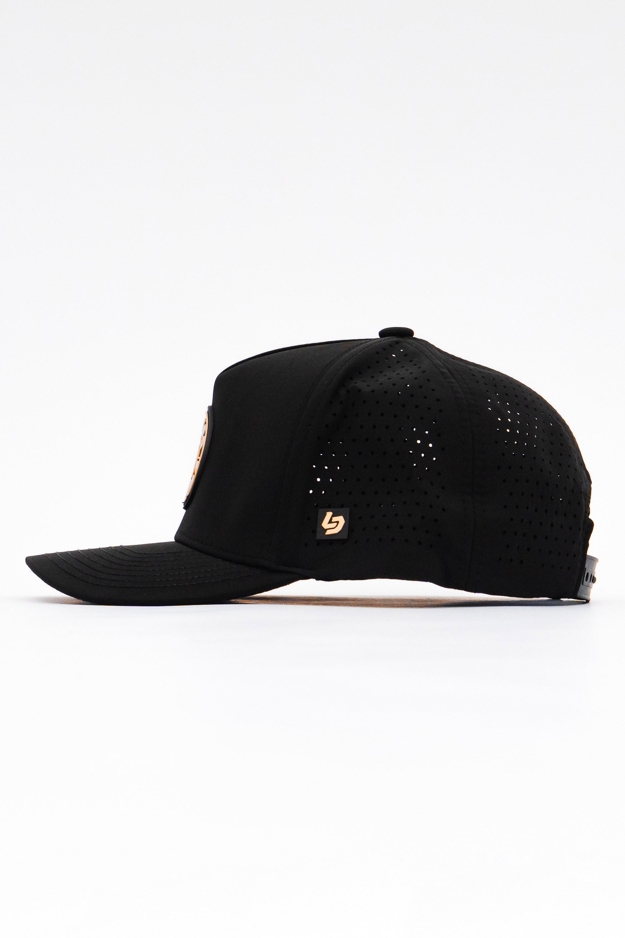 Locked Down Brands Premium Water Resistant ICON Impact Snapback - Black