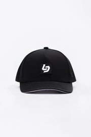 Locked Down Brands Premium Water Resistant ICON LD Snapback - Black | Front View