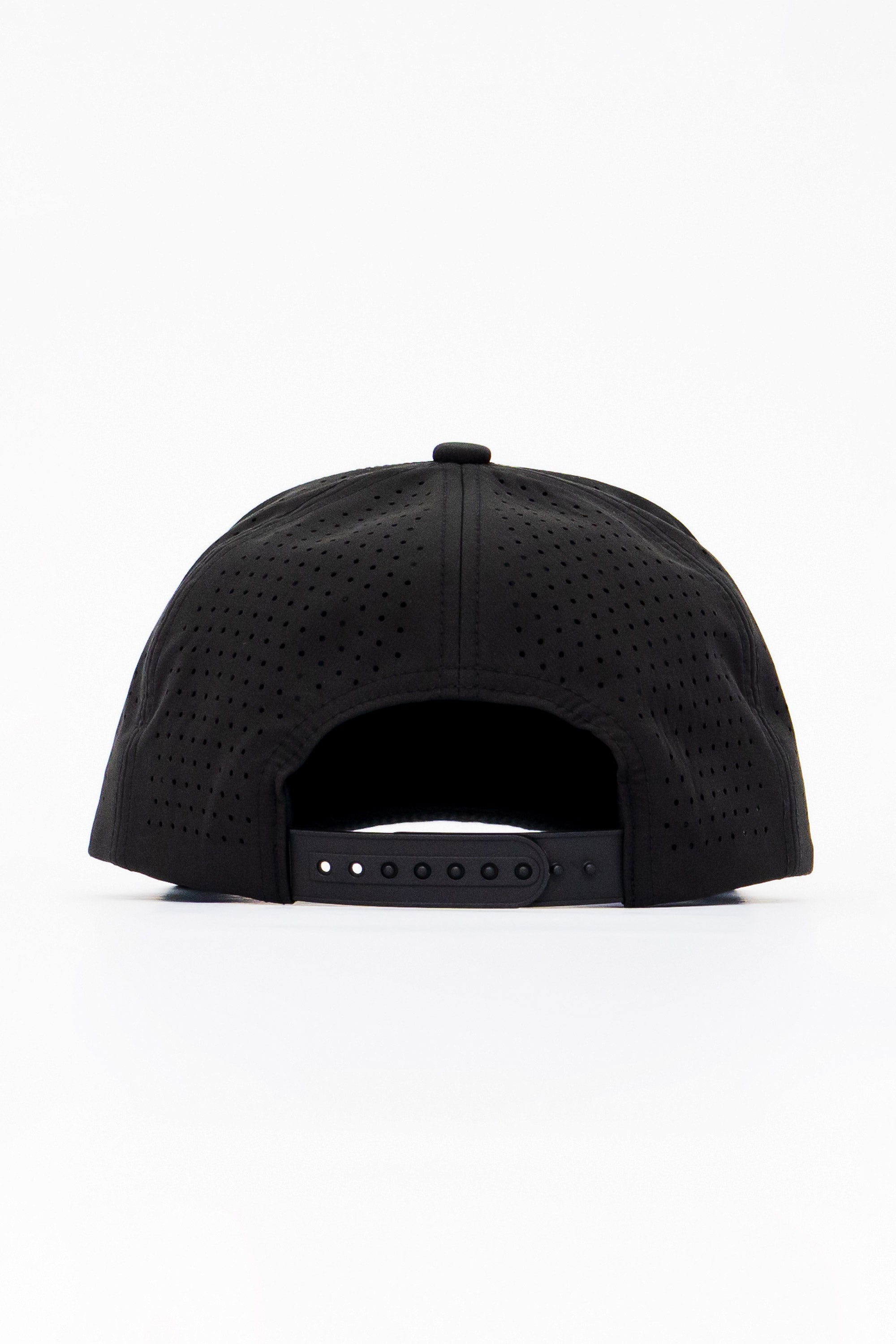 Locked Down Brands Premium Water Resistant ICON LD Snapback - Black/Black