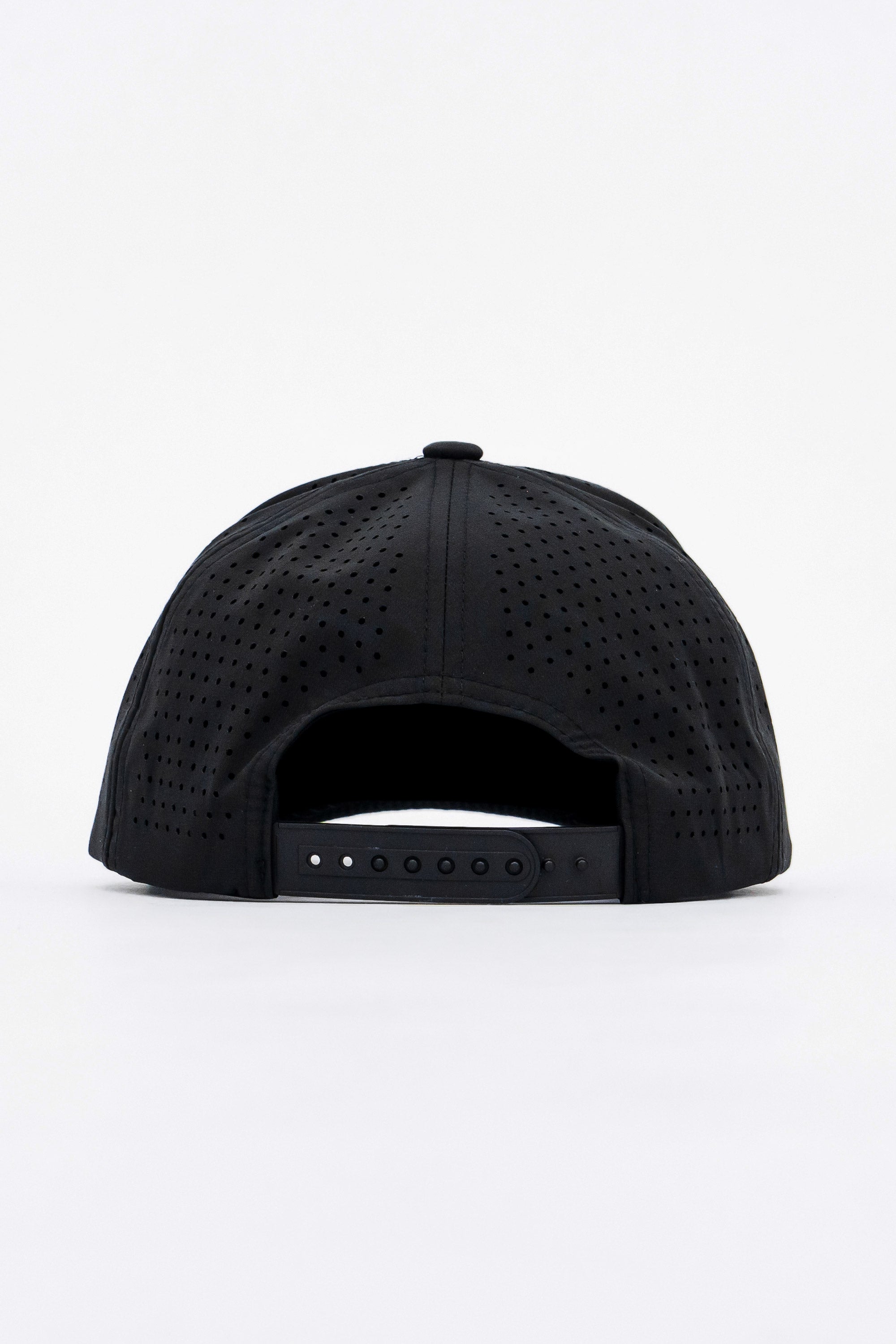 Locked Down Brands Premium Water Resistant ICON LD Snapback - Black/Black