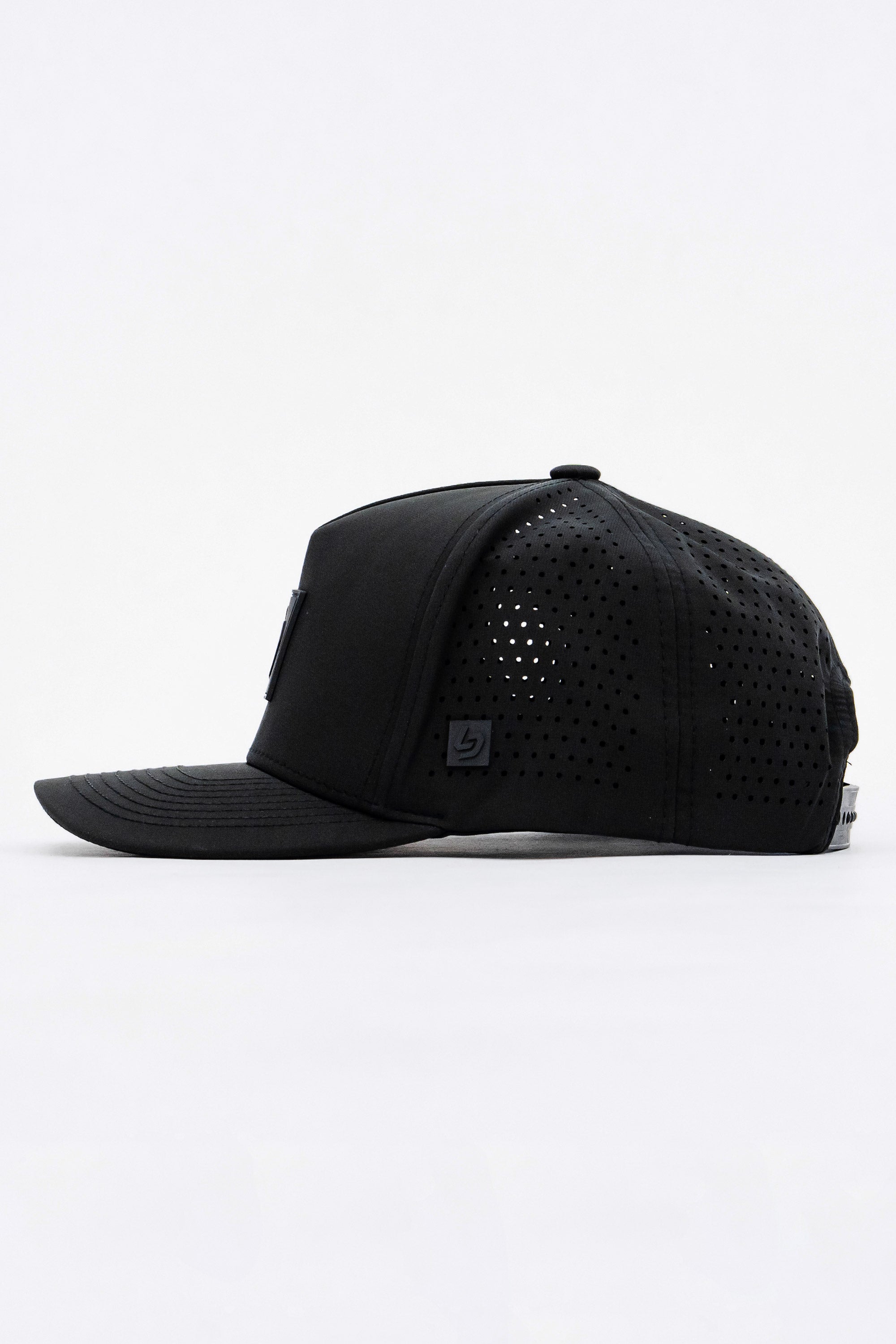 Locked Down Brands Premium Water Resistant ICON LD Snapback - Black/Black