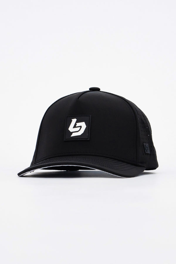 Locked Down Brands Premium Water Resistant ICON LD Snapback - Black