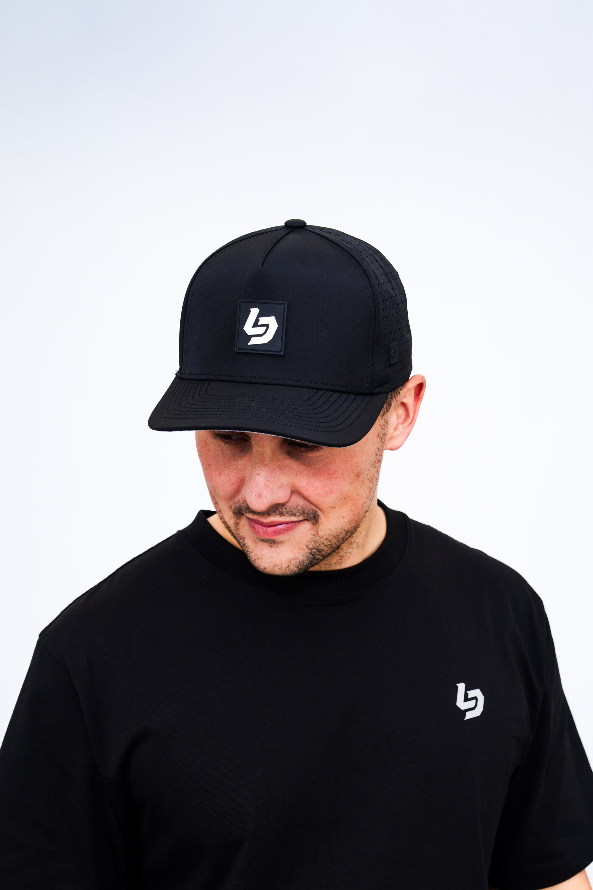 Locked Down Brands Premium Water Resistant ICON LD Snapback - Black
