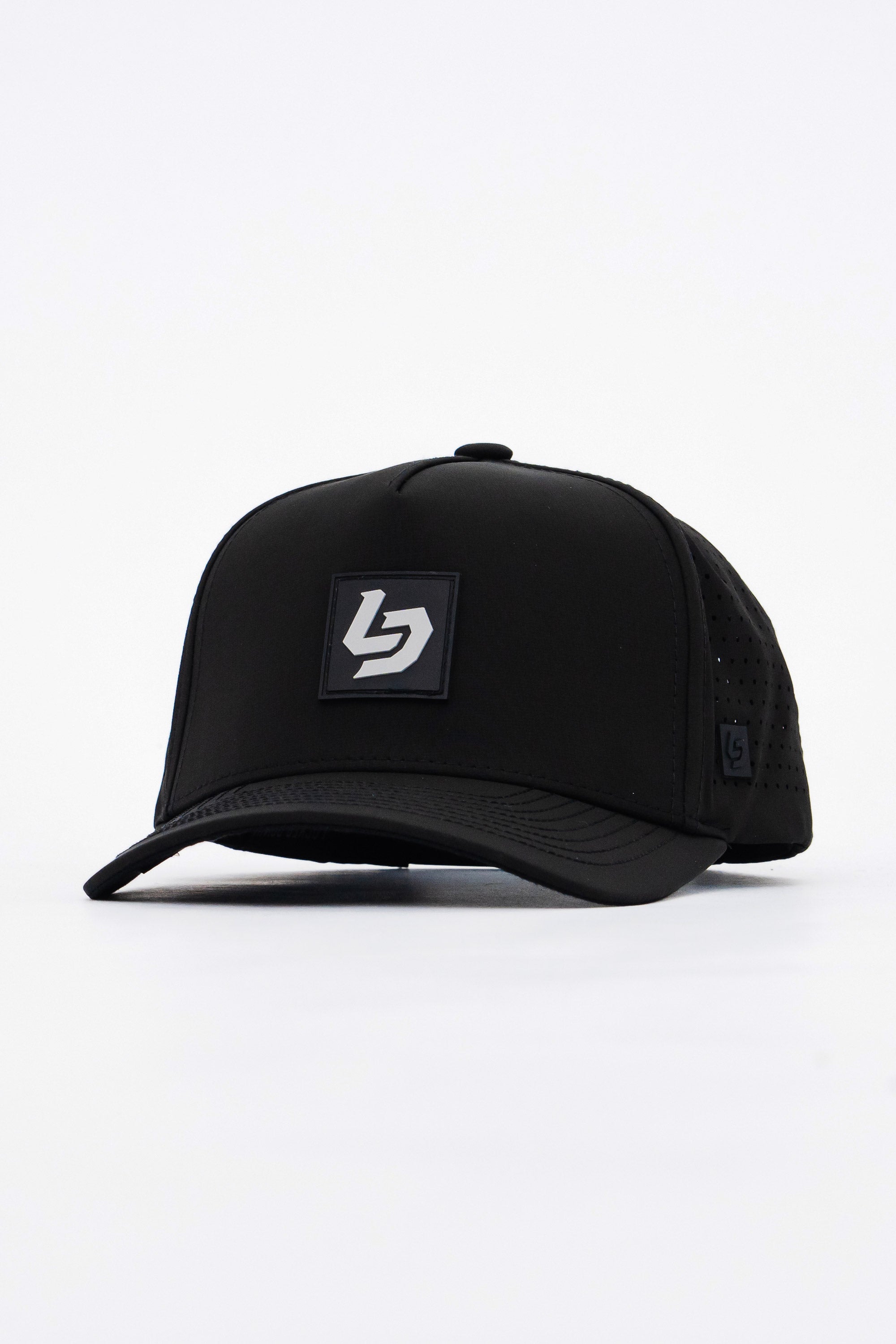 Locked Down Brands Premium Water Resistant ICON LD Snapback - Blackout
