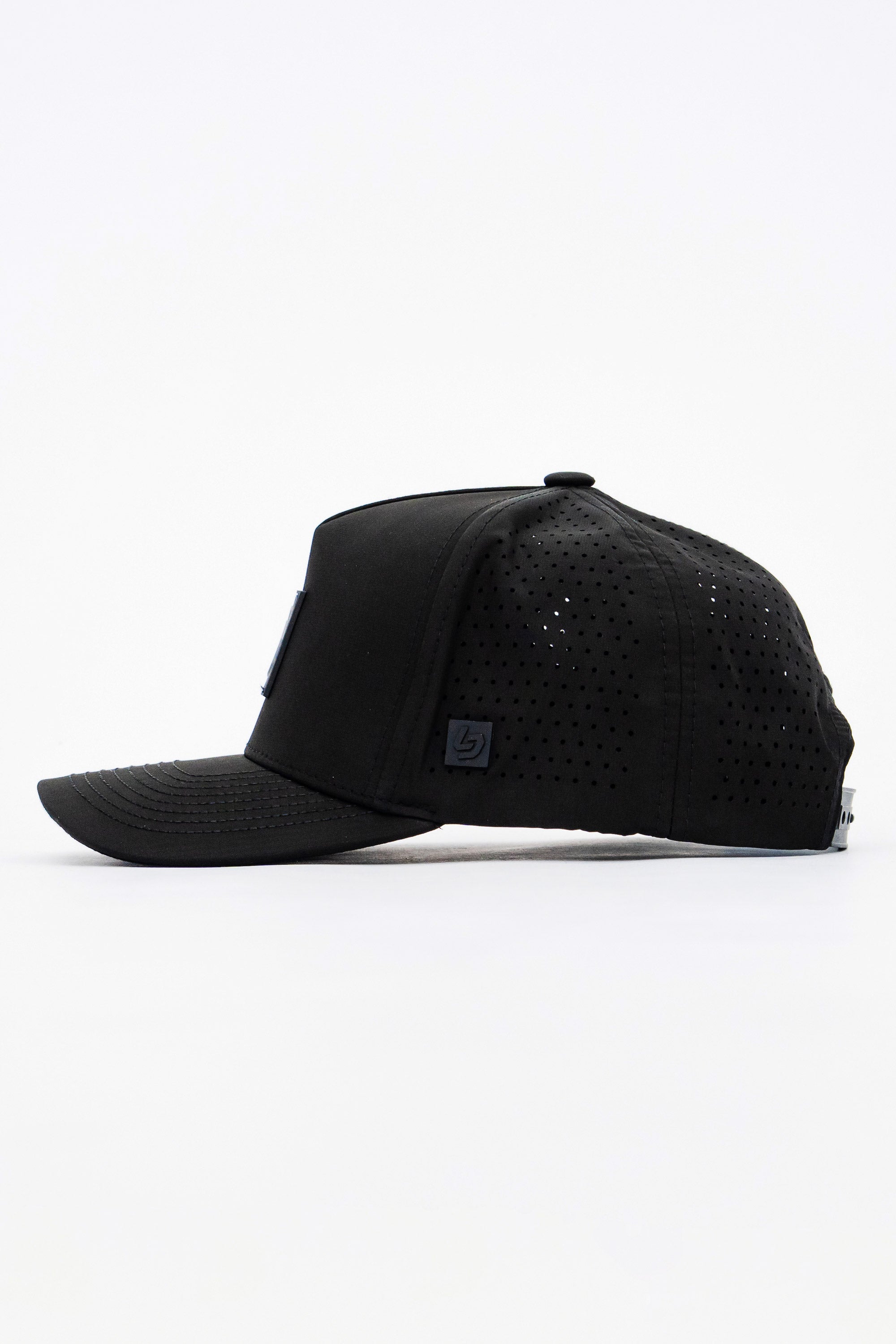 Locked Down Brands Premium Water Resistant ICON LD Snapback - Blackout