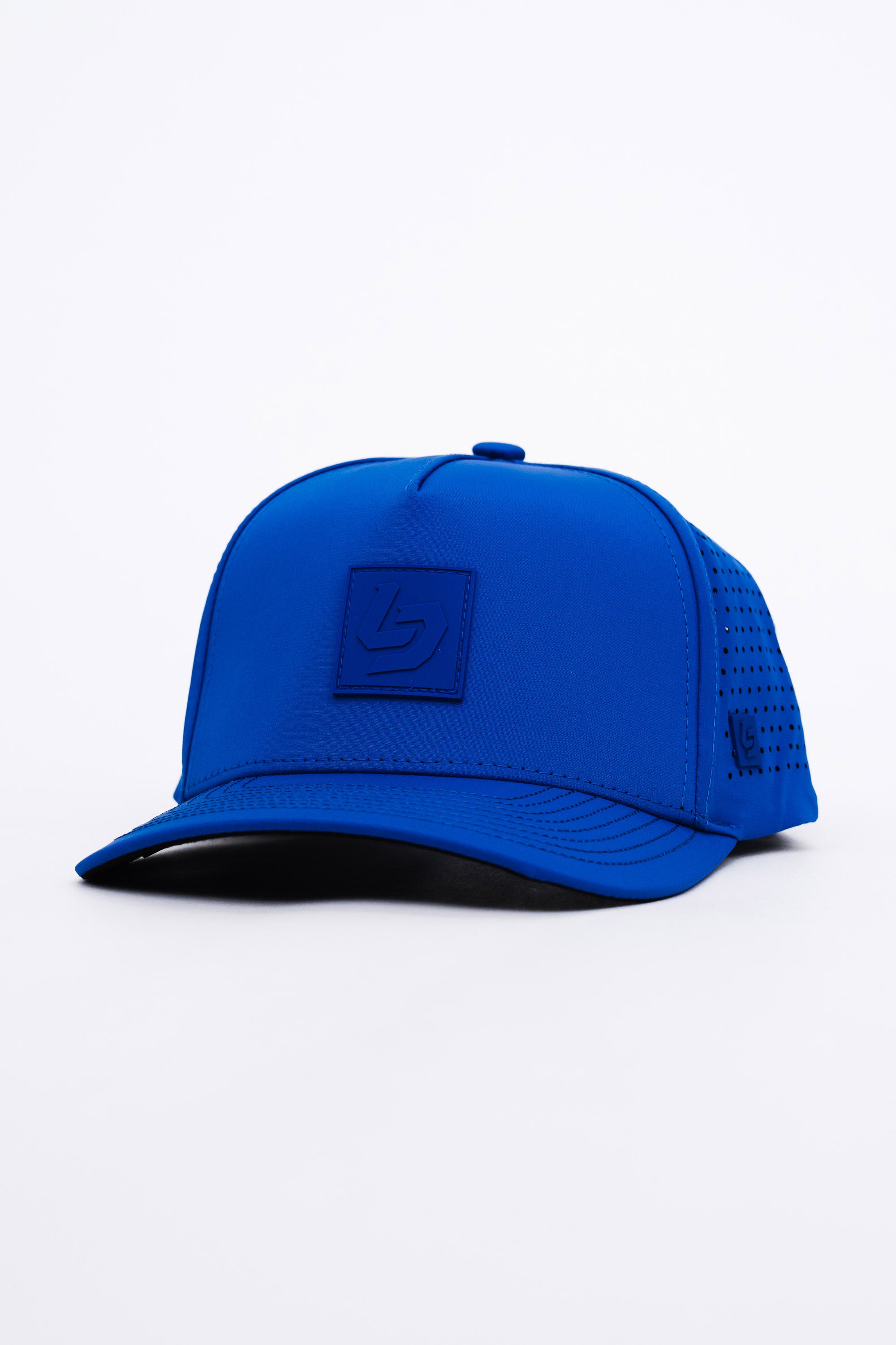 Locked Down Brands Premium Water Resistant ICON LD Snapback - Cobalt/Black