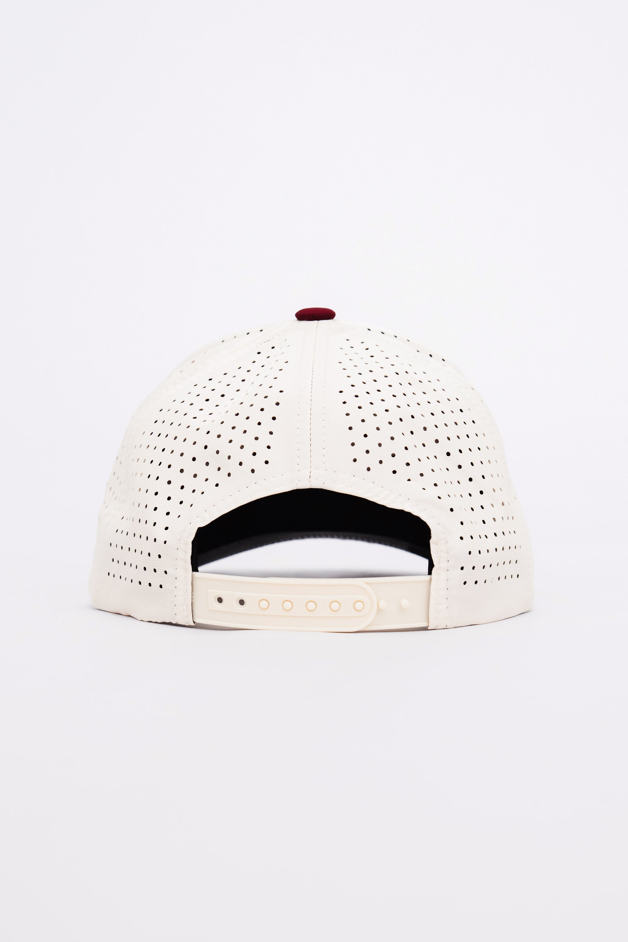 Locked Down Brands Premium Water Resistant ICON LD Snapback - Cream/Maroon