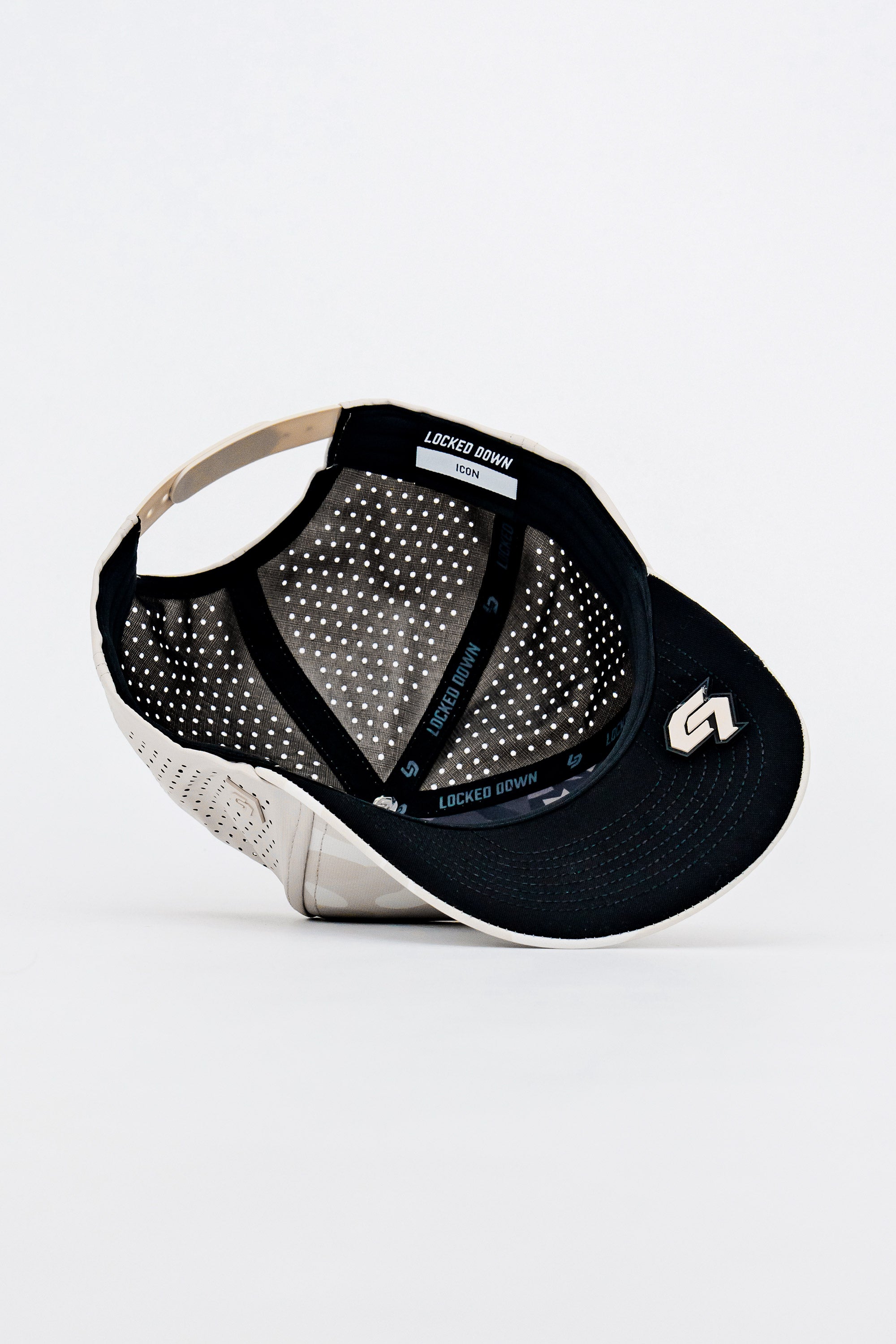 Locked Down Brands Premium Water Resistant ICON LD Snapback - Desert Camo