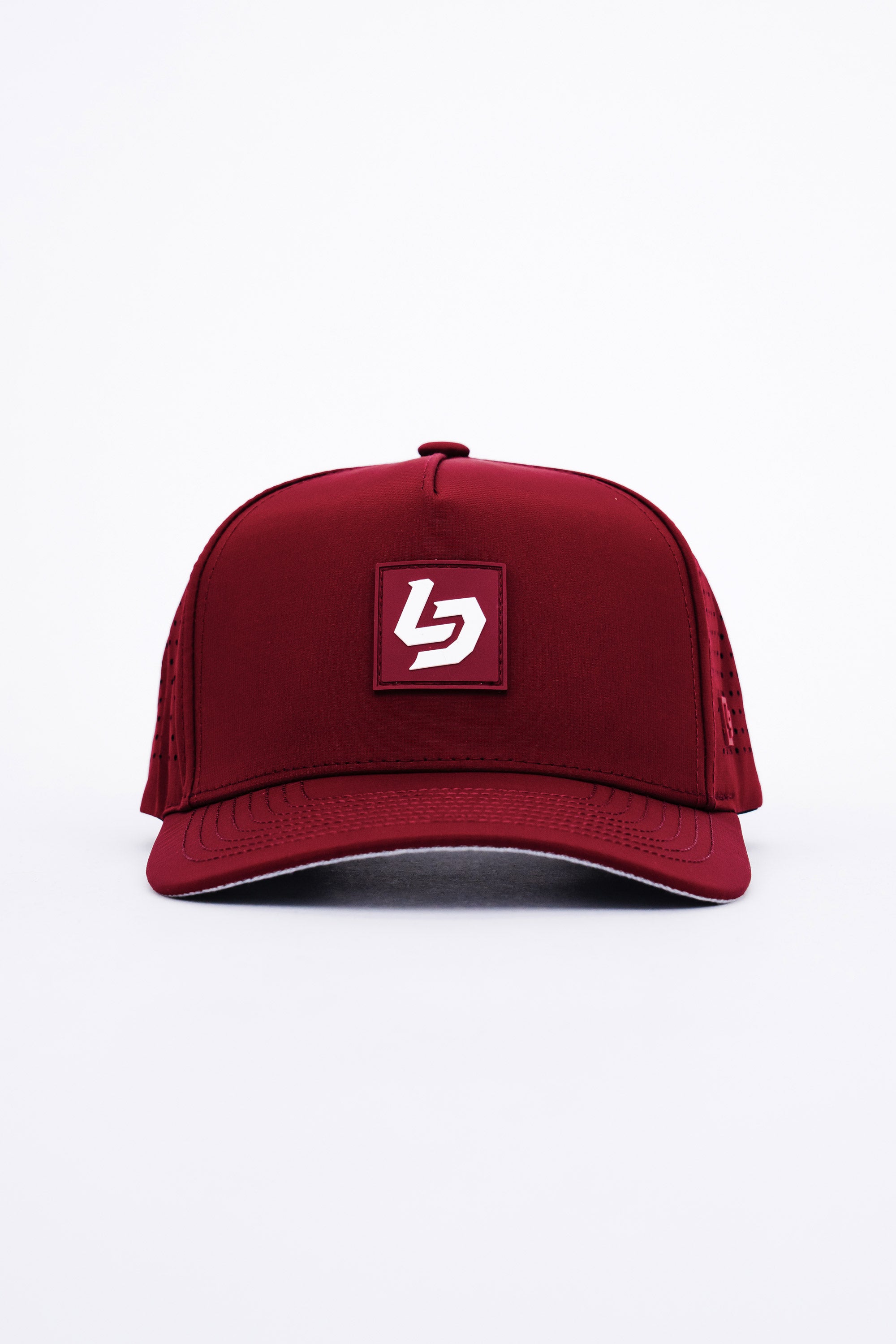 Locked Down Brands Premium Water Resistant ICON LD Snapback - Maroon