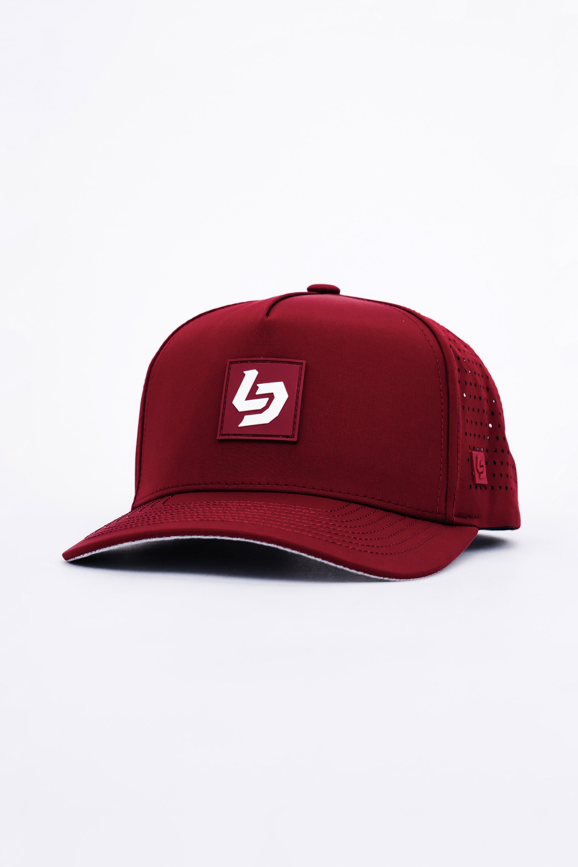 Locked Down Brands Premium Water Resistant ICON LD Snapback - Maroon
