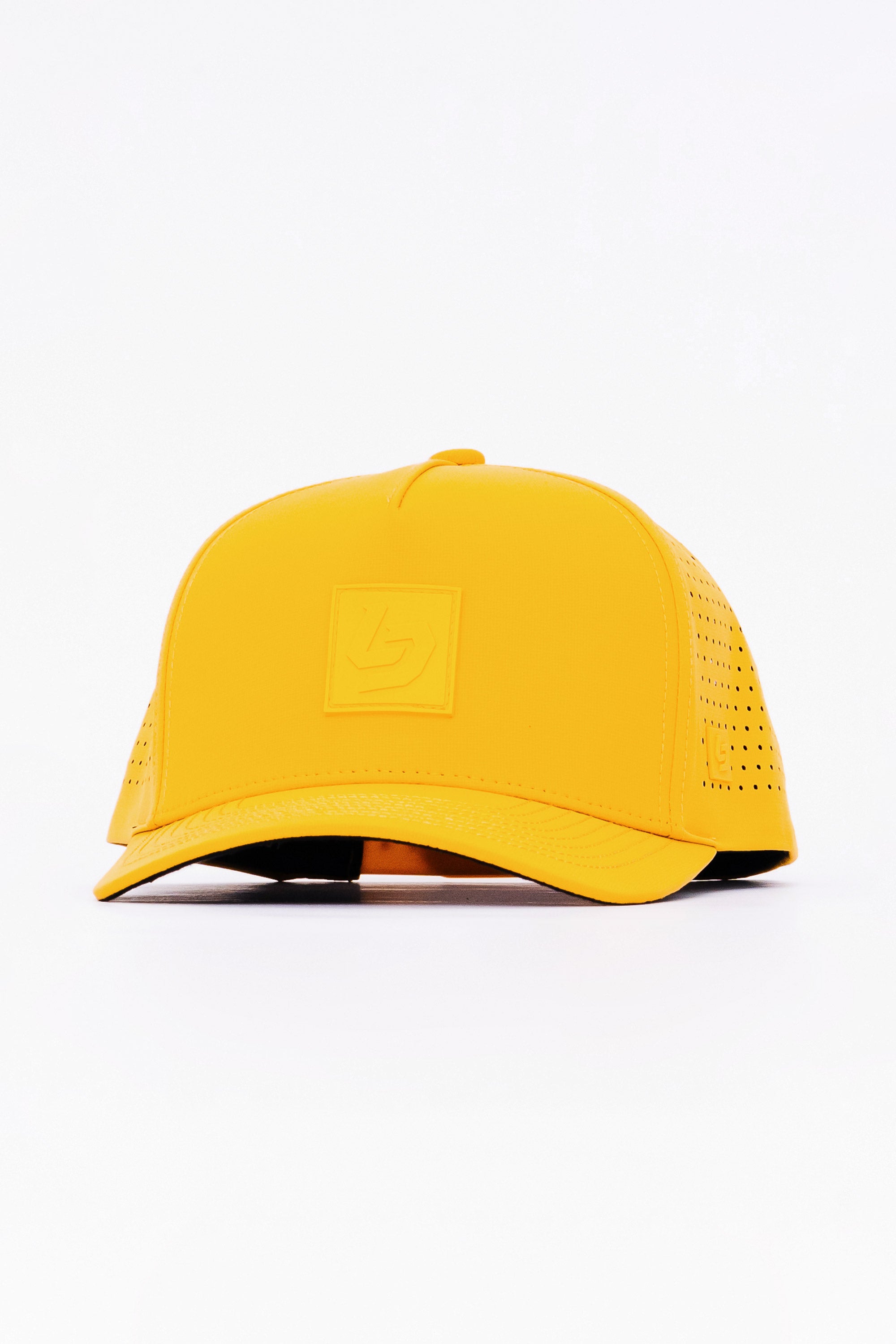 Locked Down Brands Premium Water Resistant ICON LD Snapback - Mustard/Black