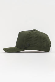 Locked Down Brands Premium Water Resistant ICON LD Snapback - Olive