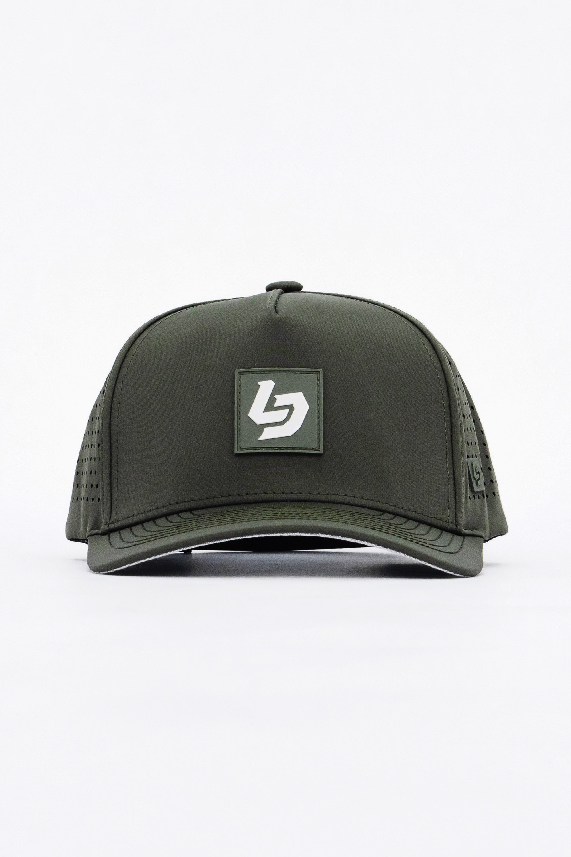 Locked Down Brands Premium Water Resistant ICON LD Snapback - Olive