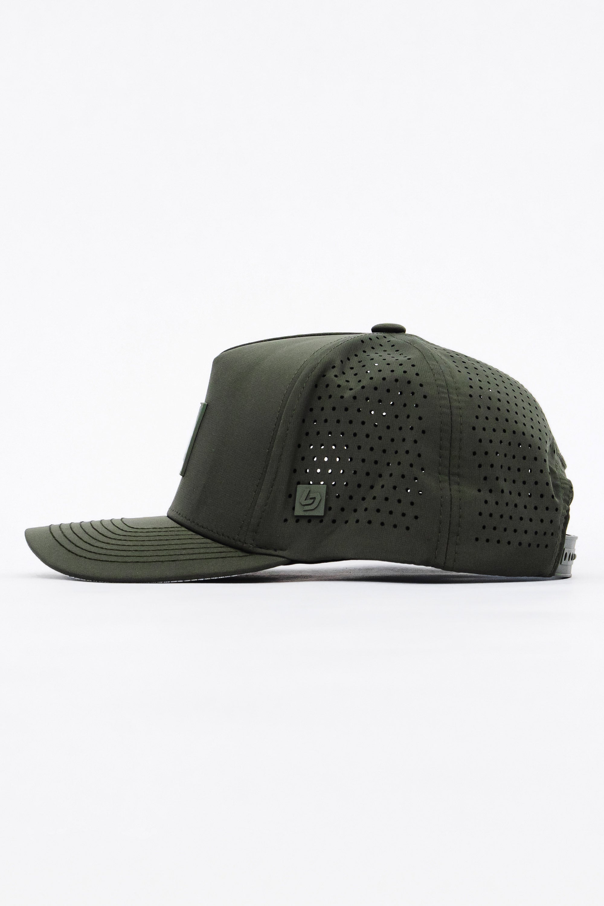 Locked Down Brands Premium Water Resistant ICON LD Snapback - Olive