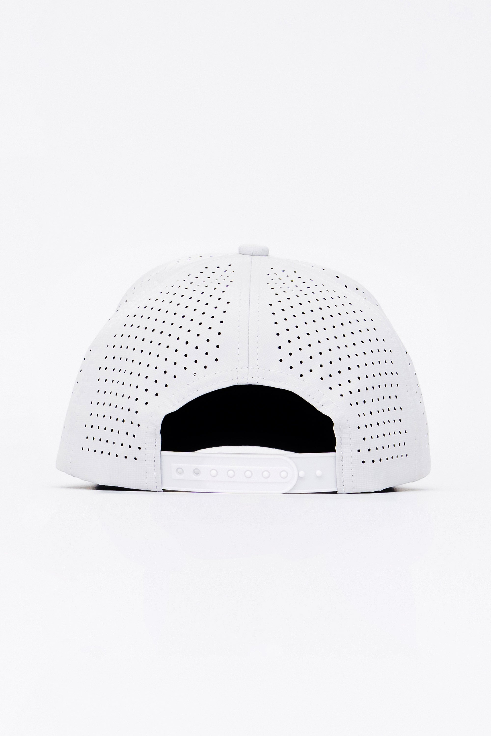 Locked Down Brands Premium Water Resistant ICON LD Snapback - White/Black